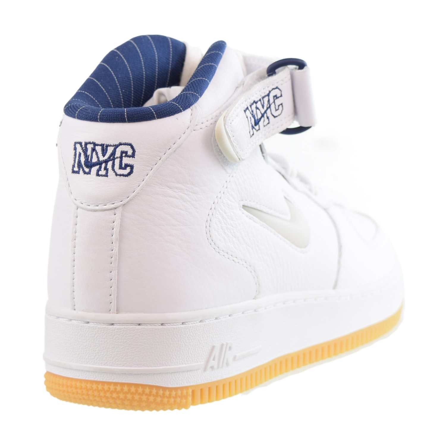 Nike Air Force 1 Mid QS Jewel NYC Men's Shoes White-Midnight