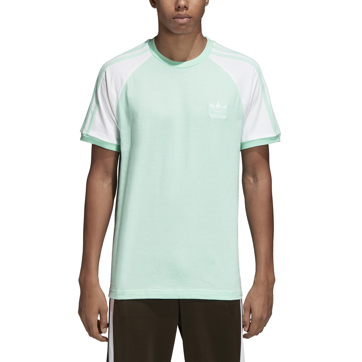 Details about Adidas Men's Originals 3-Stripes Tee Clear Mint DH5806 Details about Adidas Men's Originals 3-Stripes Tee Clear Mint DH5806