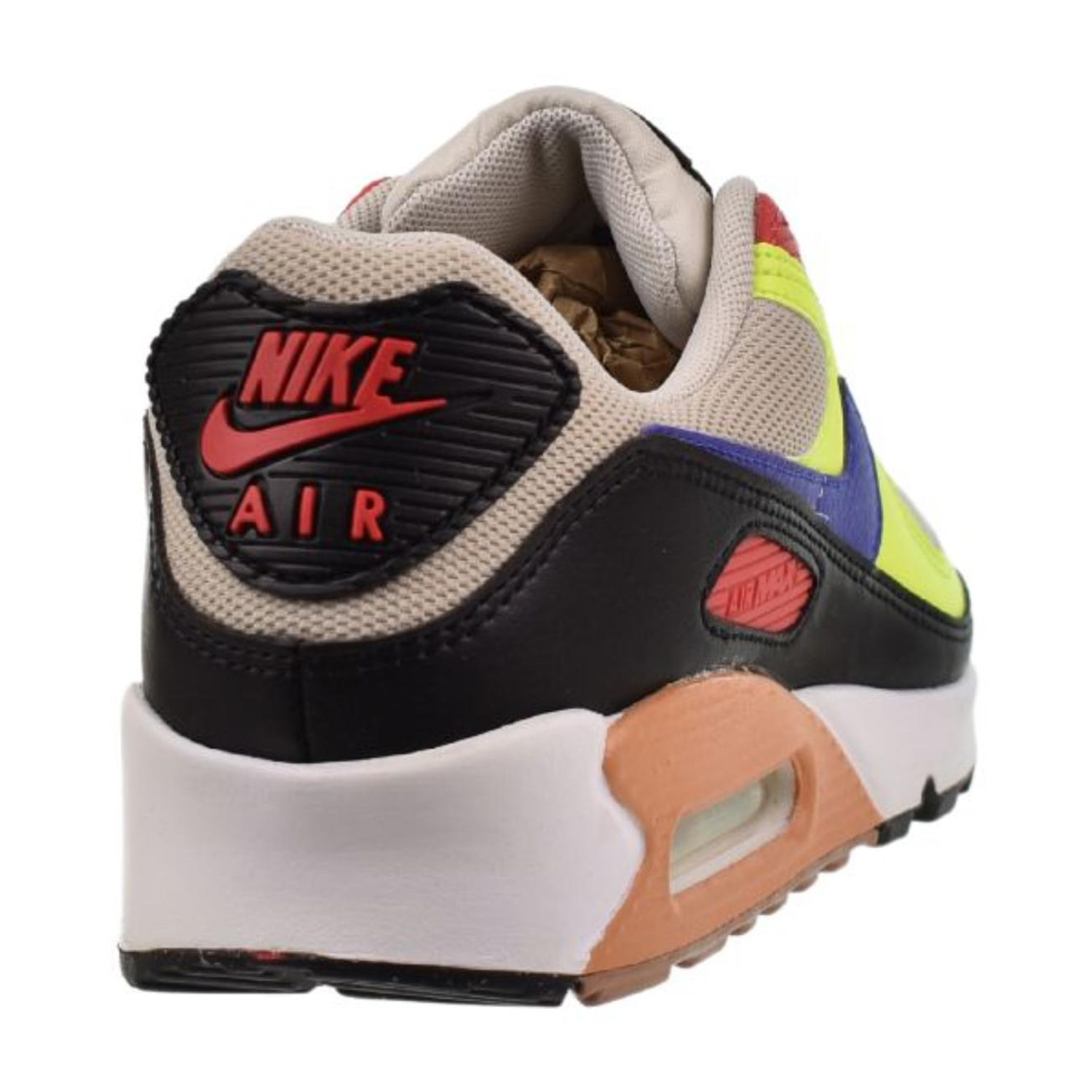 Nike Air Max 90 Women's Shoes Light Bone-Volt-Black DH8010