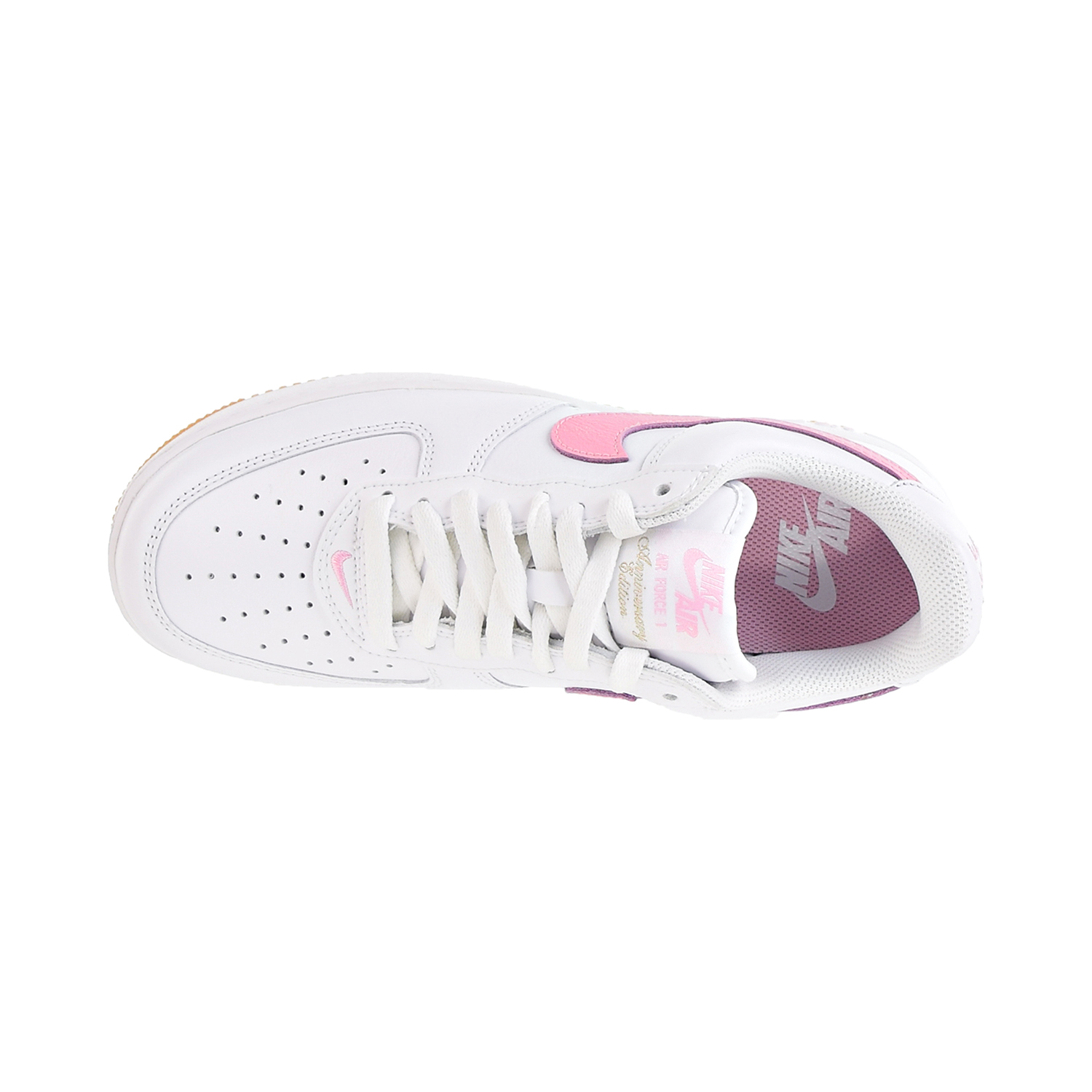 ★【NIKE】★AIR FORCE 1 LOW RETRO★25-29cm★WHITE PINK★ Nike Air Force 1 Low Retro Men's Shoes White-Pink-Gum Yellow