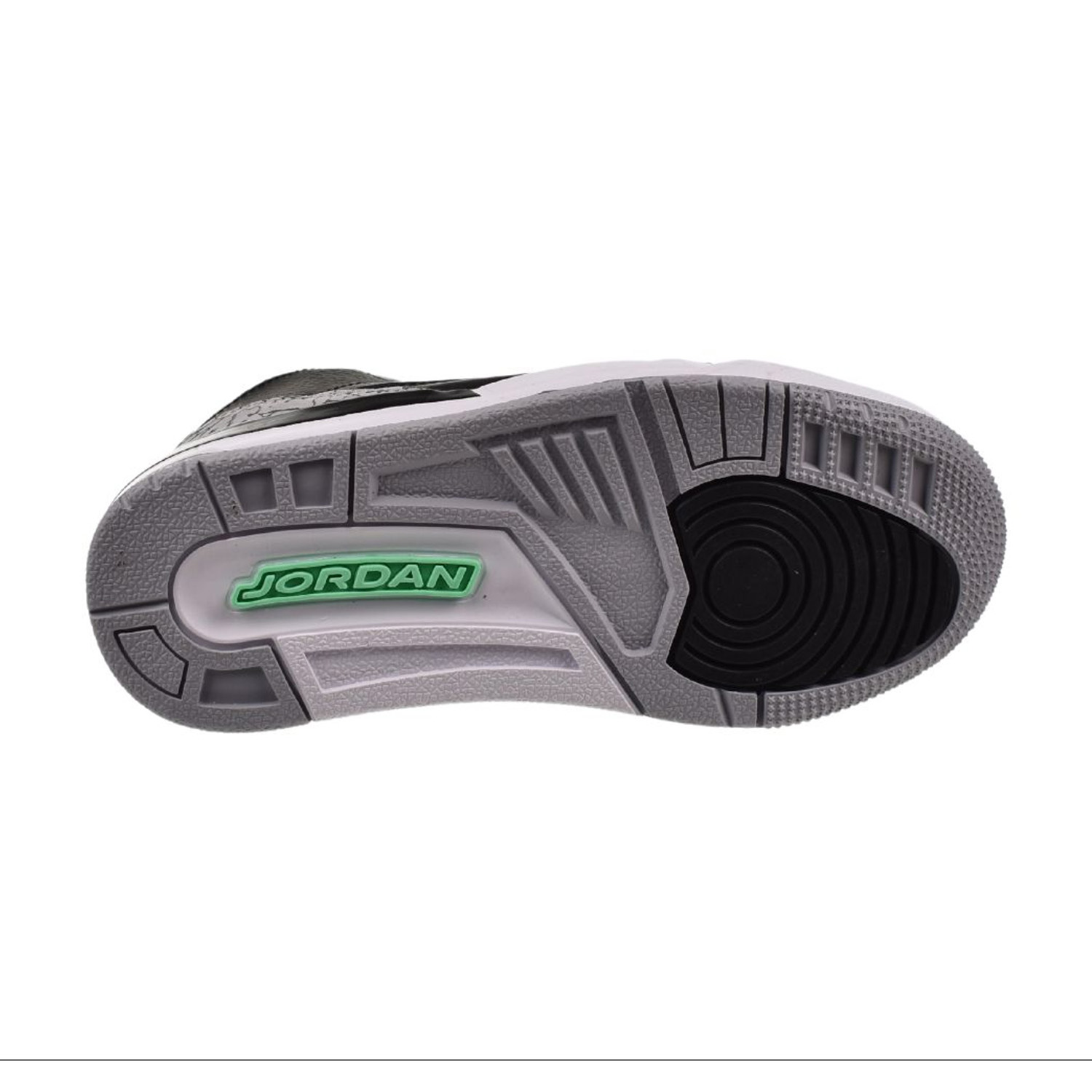 Jordan Kids\' Gray and Neon Green Low-Top Sneakers Nike Dunk Low Glow In The Dark Grade School Lifestyle Shoes  main image 3