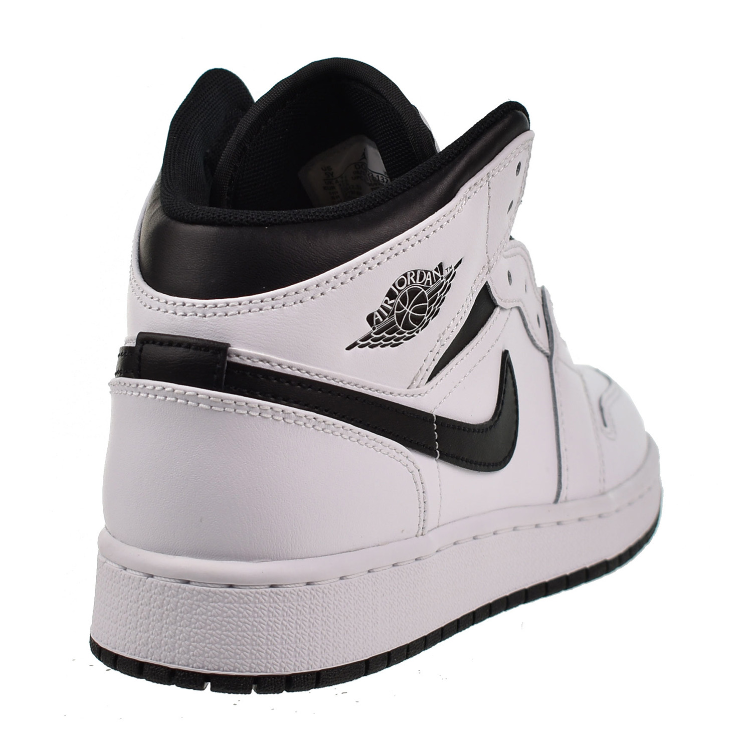 値下げ　Air Jordan 1 Mid (GS) 4Y ホワイト/ブラック Air Jordan 1 Mid (GS) Big Kids' Shoes Black-White DQ8423-132