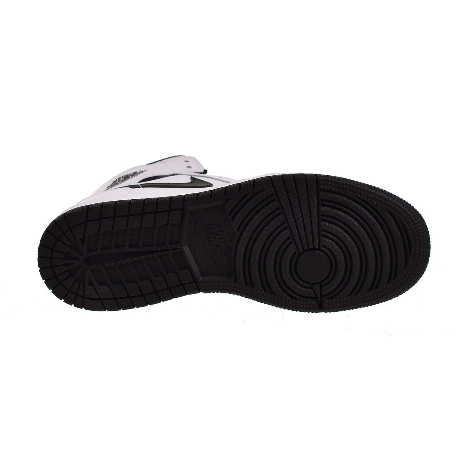 Air Jordan 1 Mid (GS) Big Kids' Shoes Black-White DQ8423-132