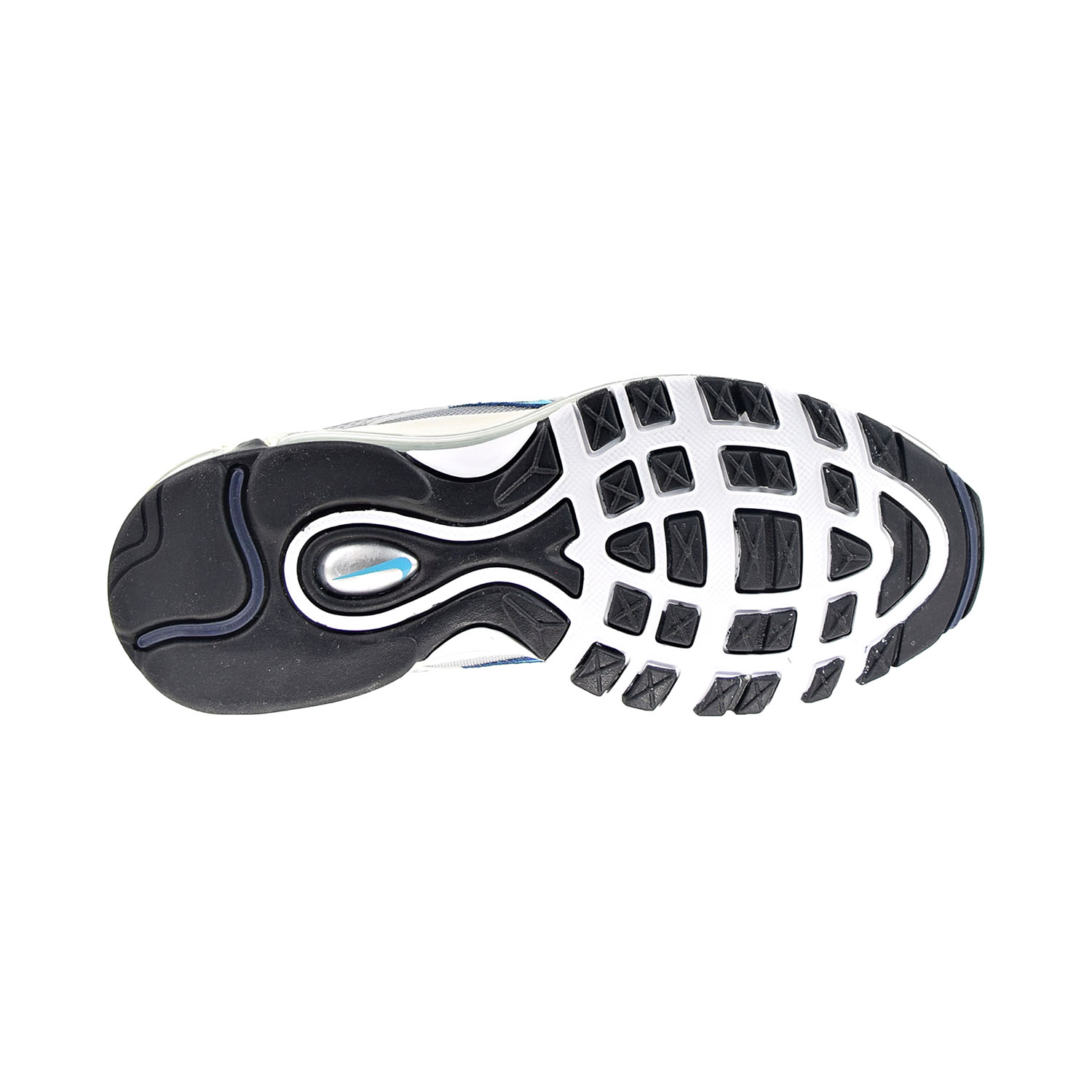 Nike Air Max 97 Women's Shoes Metallic Silver-Chlorine Blue