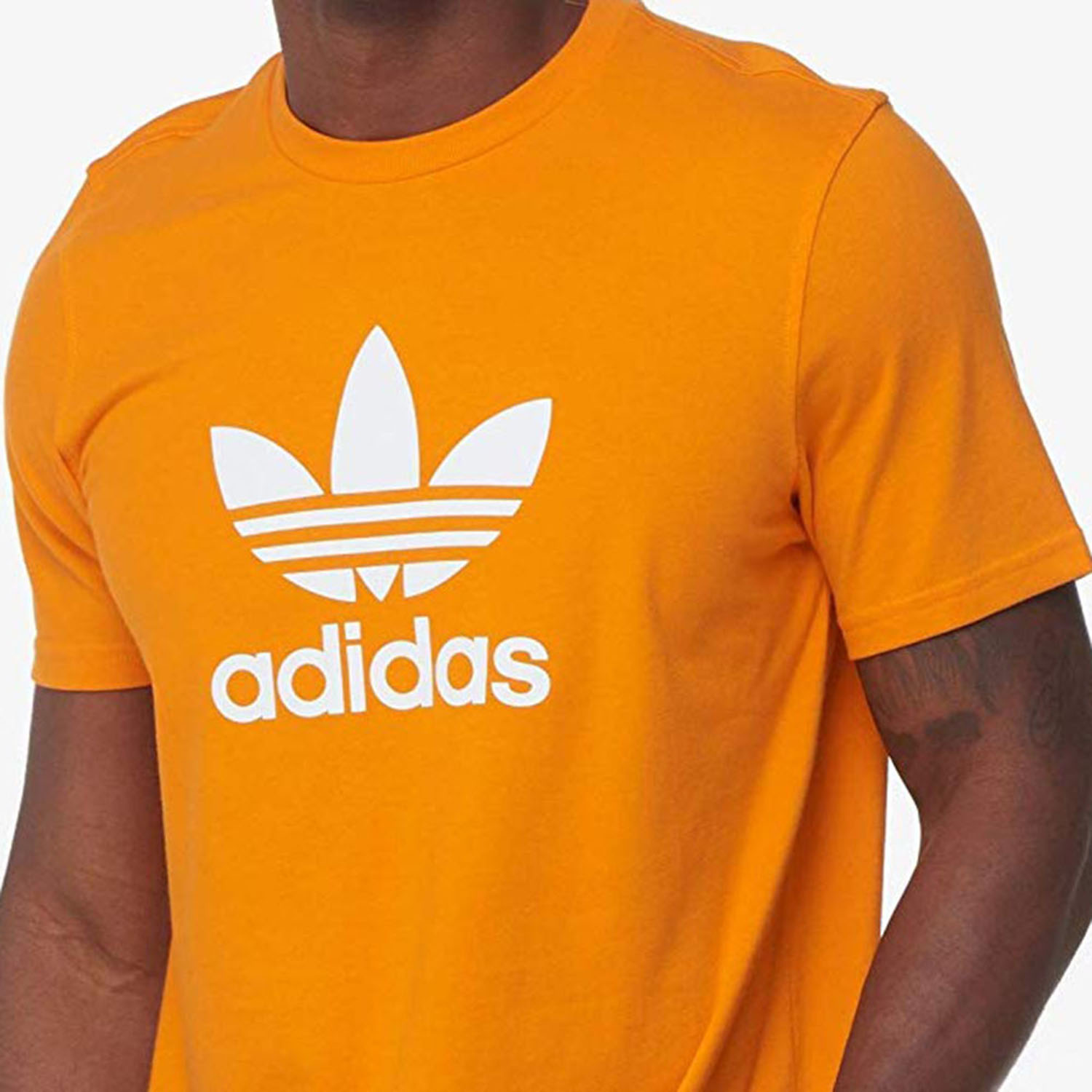 Buy > adidas originals t shirt orange > in stock