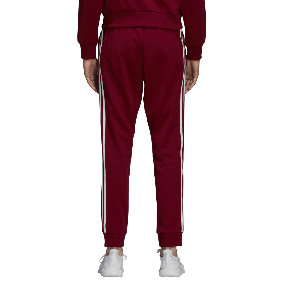 Adidas Men's Originals SST Track Pants Collegiate Burgundy DU1348 | eBay