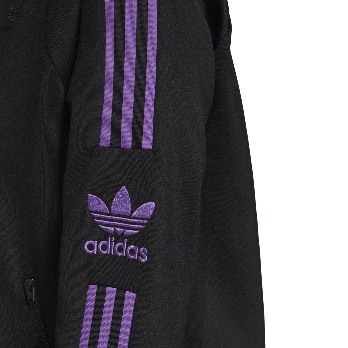 black and purple adidas jacket