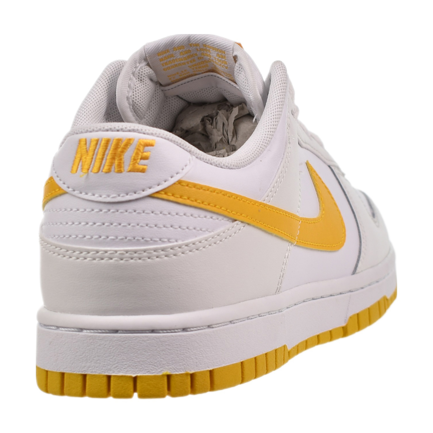 Nike Dunk Low Retro Men's Shoes White-University Gold DV0831-110