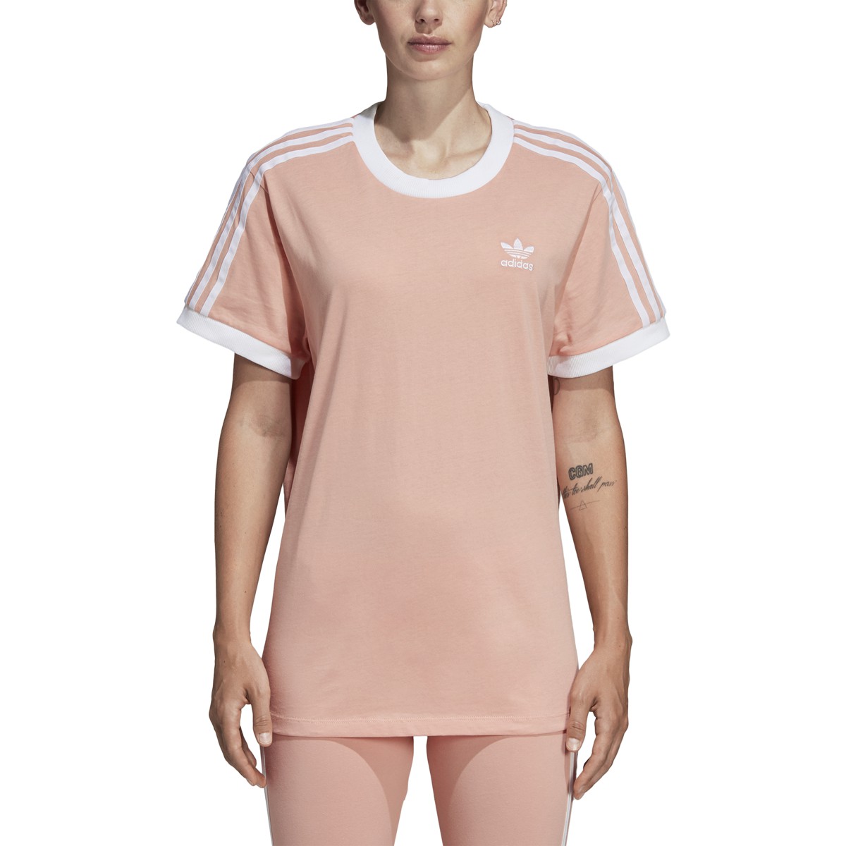 ladies pink adidas t shirt