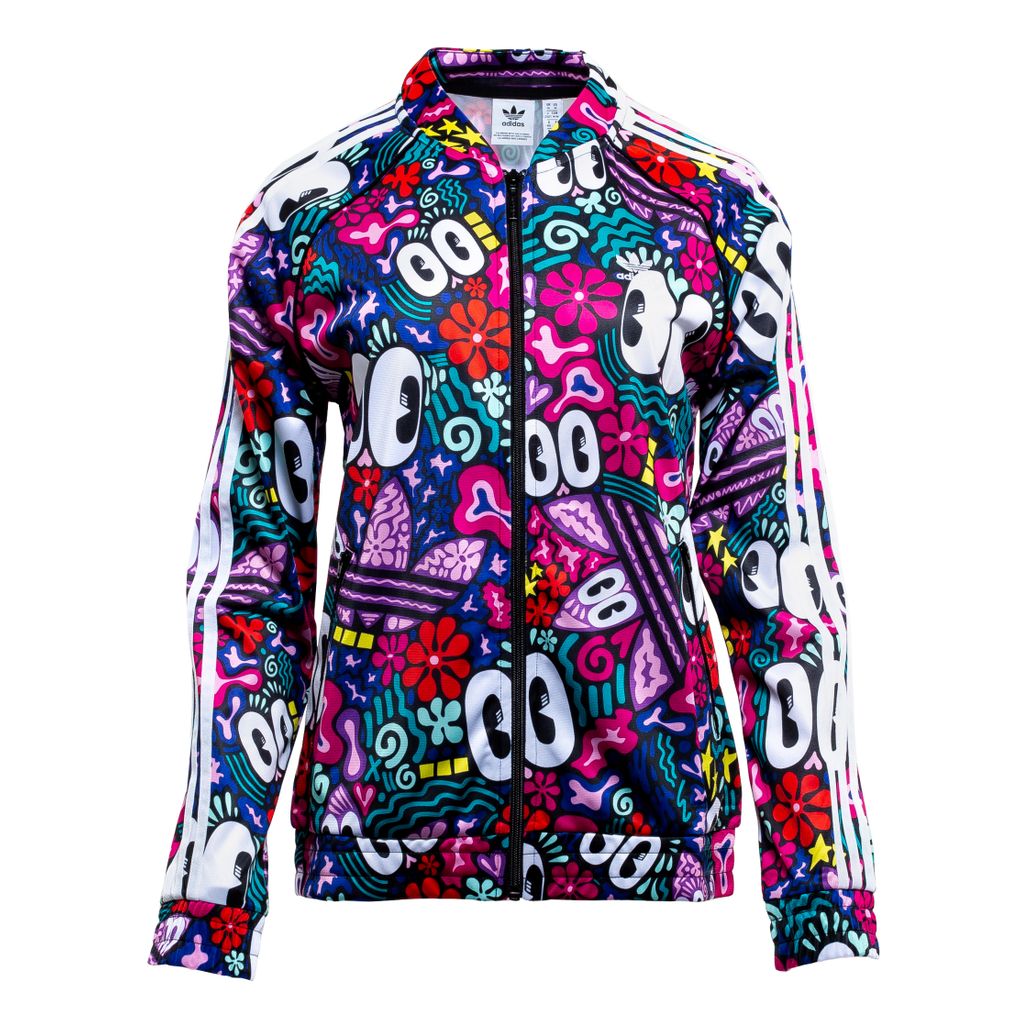 adidas multicolor track jacket
