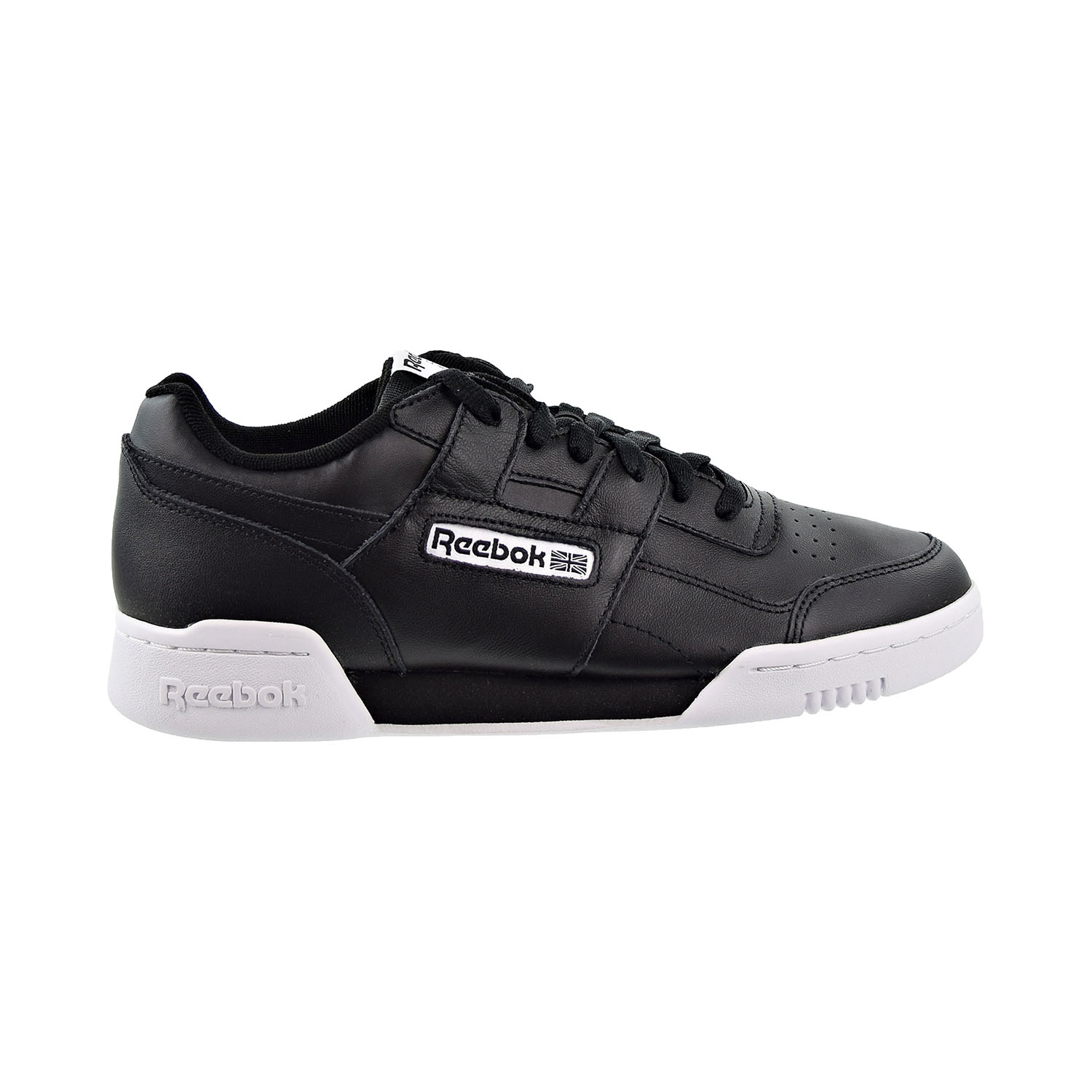 Reebok Workout Plus Men S Shoes Black White Dv4314 Ebay