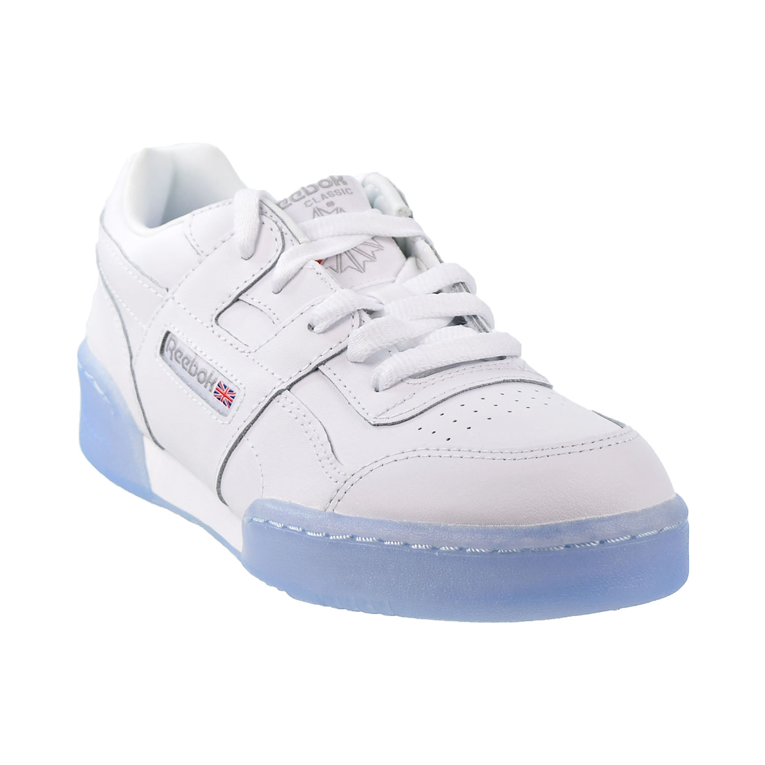 Reebok Workout Plus Big Kids� Shoes WhiteCarbonBlue