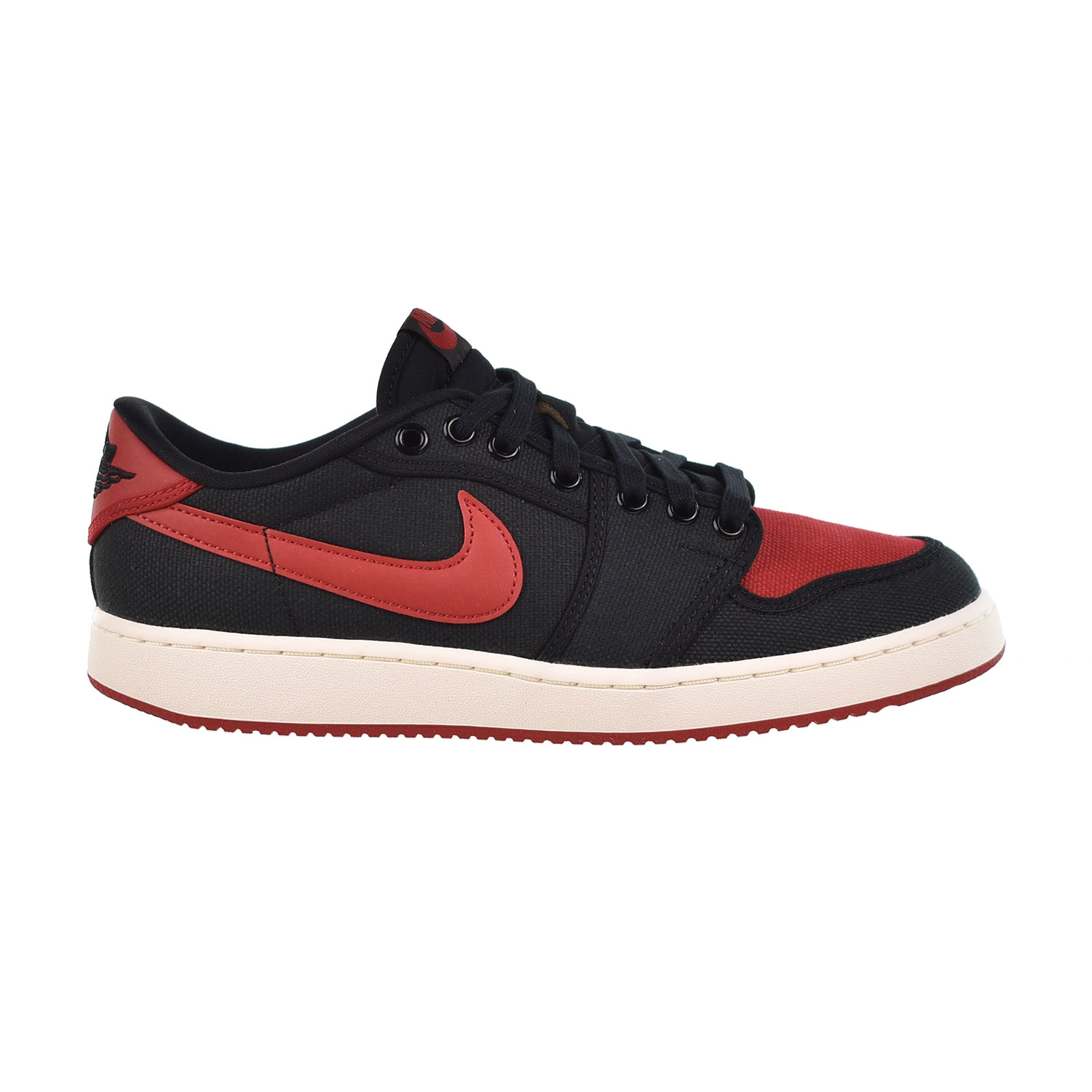Jordan 1 Retro AJKO Low Bred Men's Shoes Black-Varsity Red DX4981
