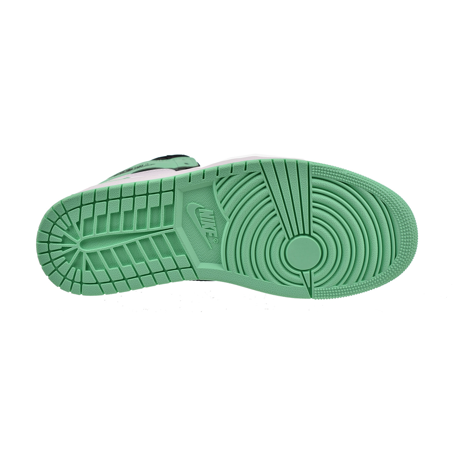 Air Jordan 1 Retro High OG Green Glow Men's Shoes White-Black