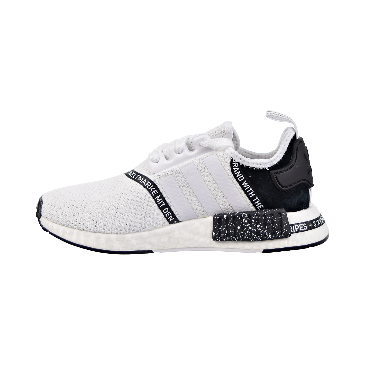 Adidas NMD_R1 J Big Kids Cloud White-Cloud White-Core ...