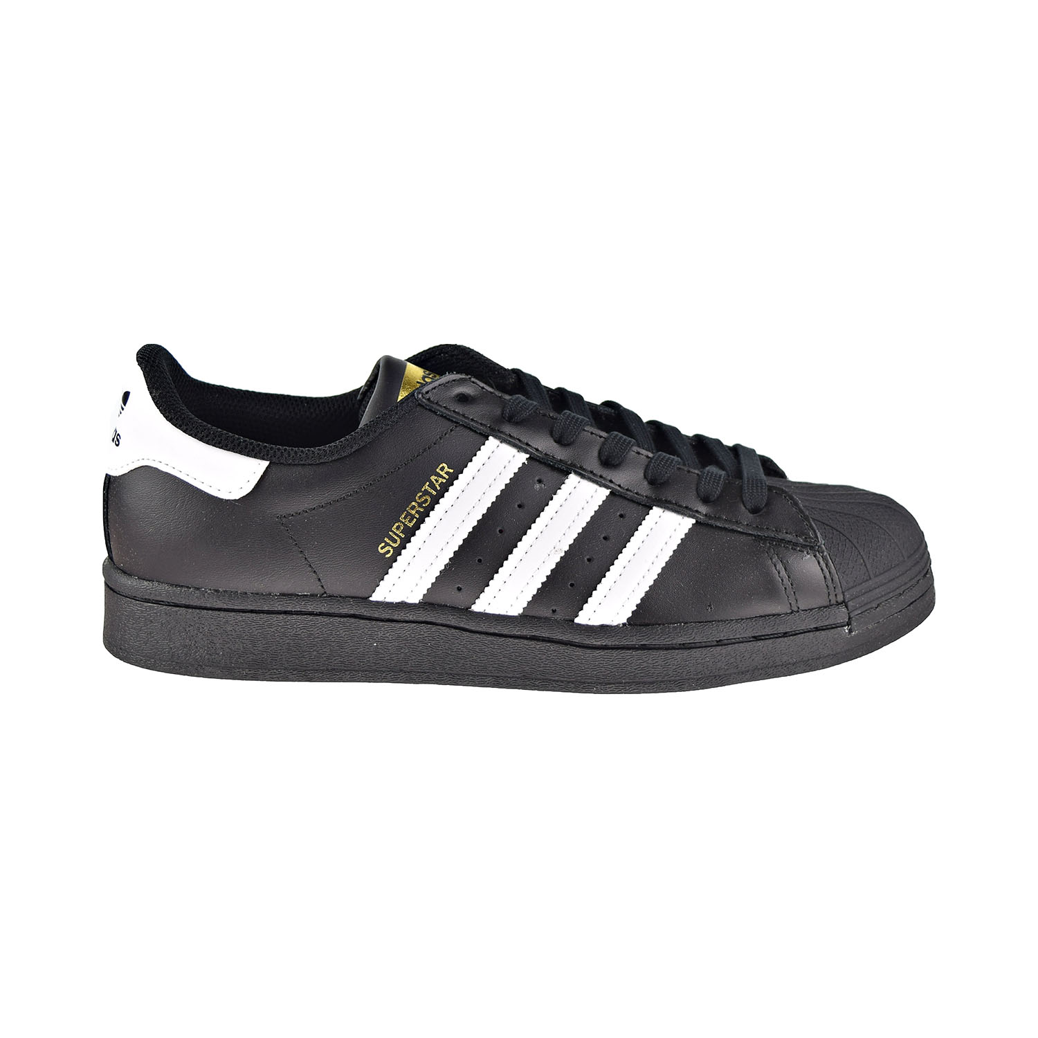 adidas superstar mens white and black