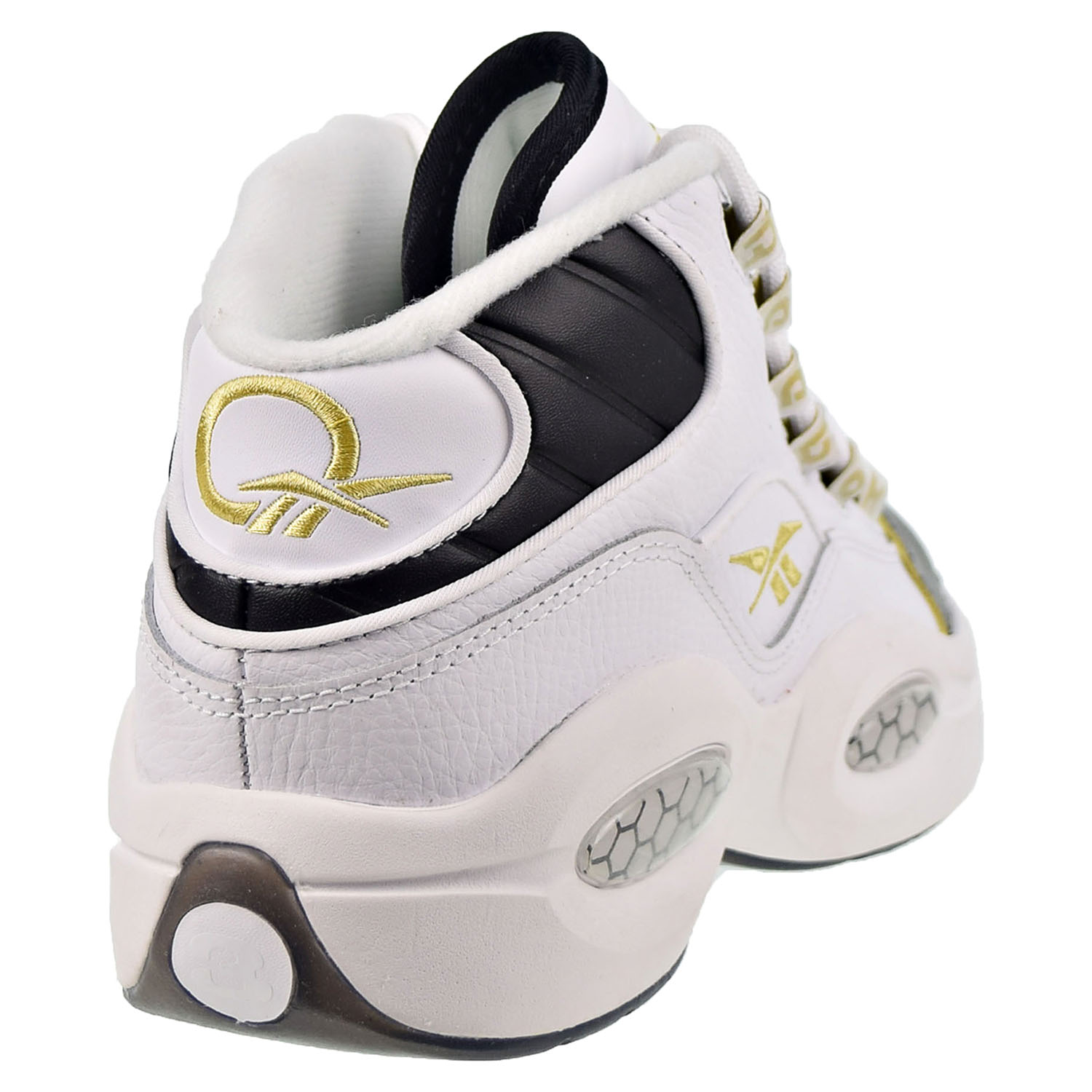 reebok question black and gold