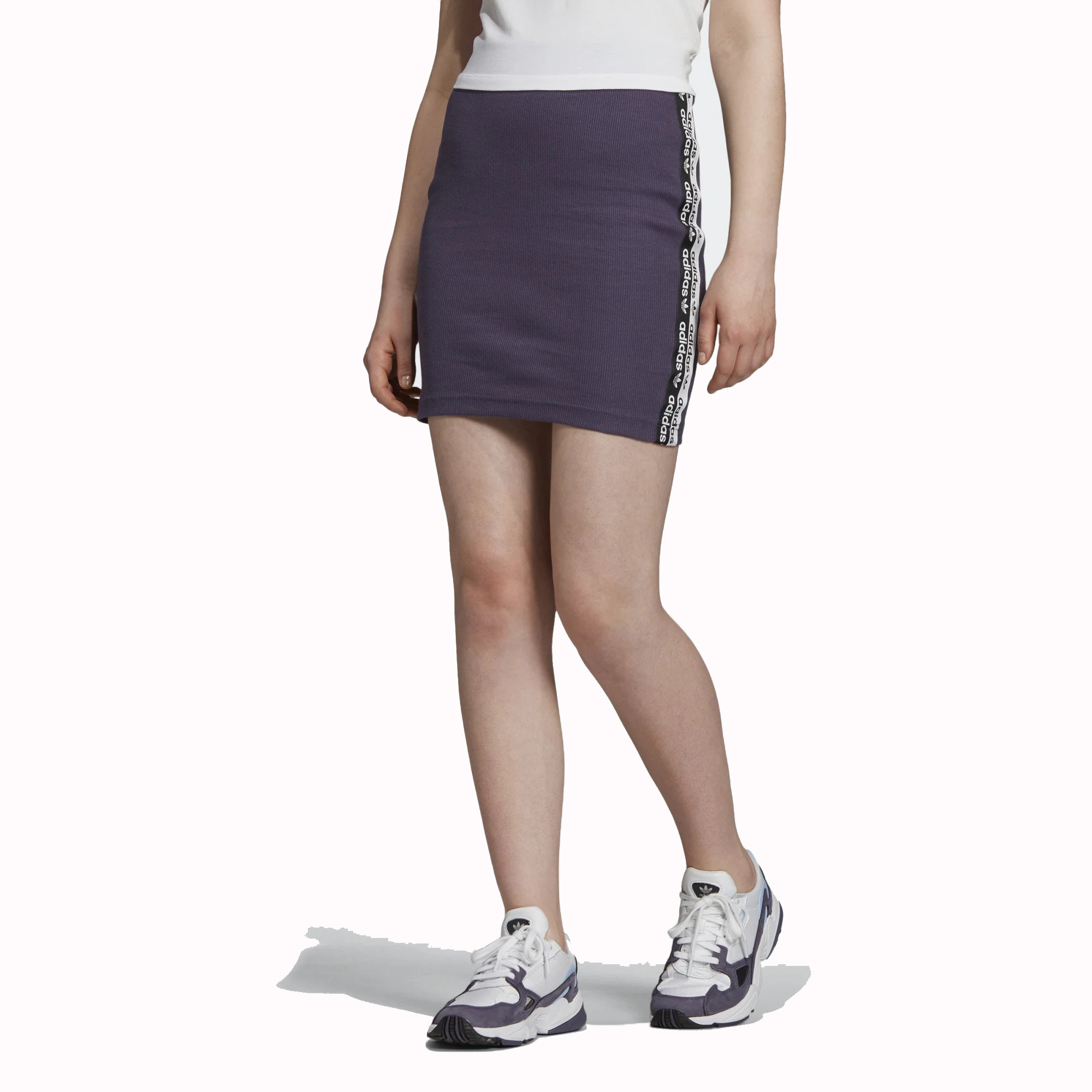 purple adidas skirt
