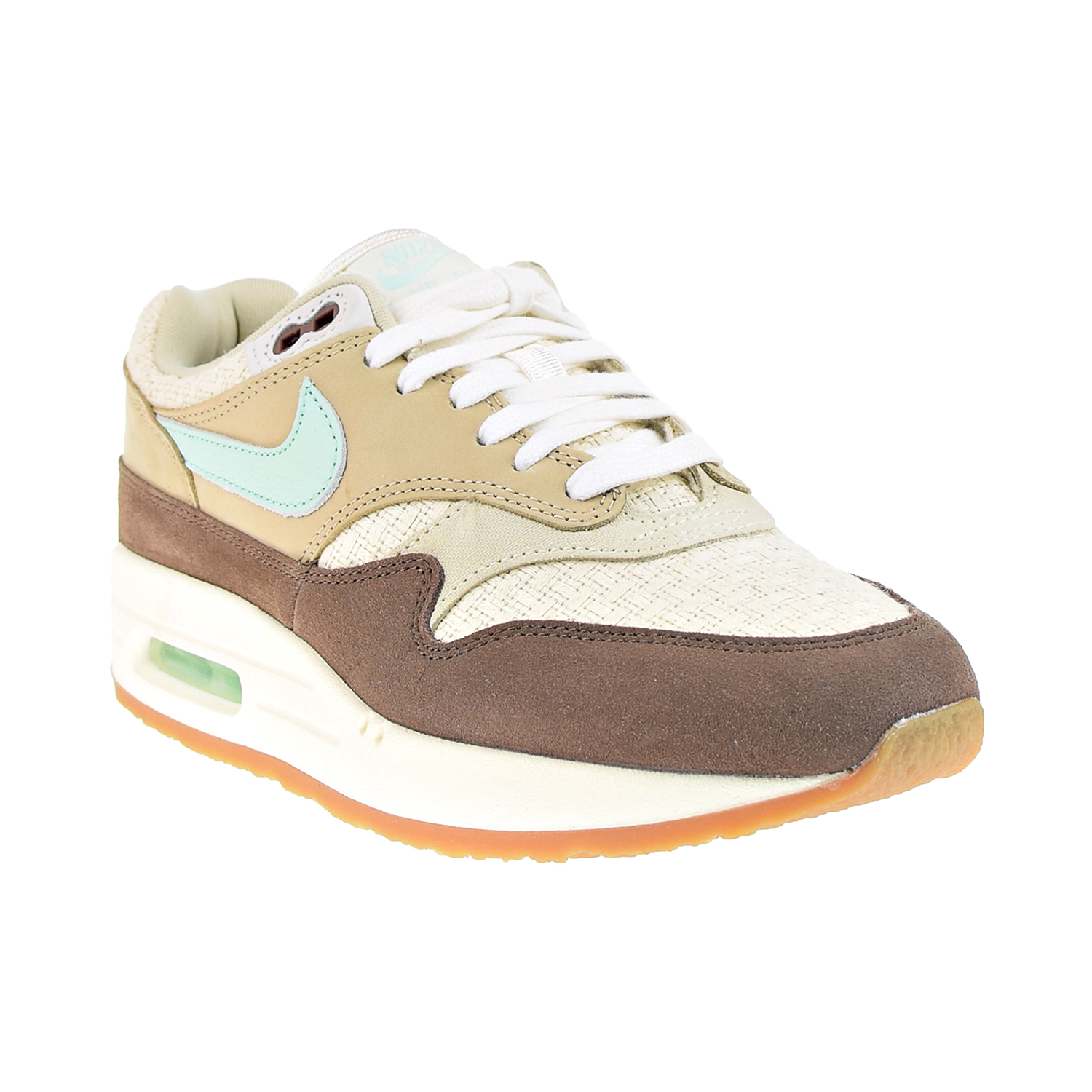 Nike Air Max 1 Premium Men's Shoes Medium Brown-Mint Foam FD5088
