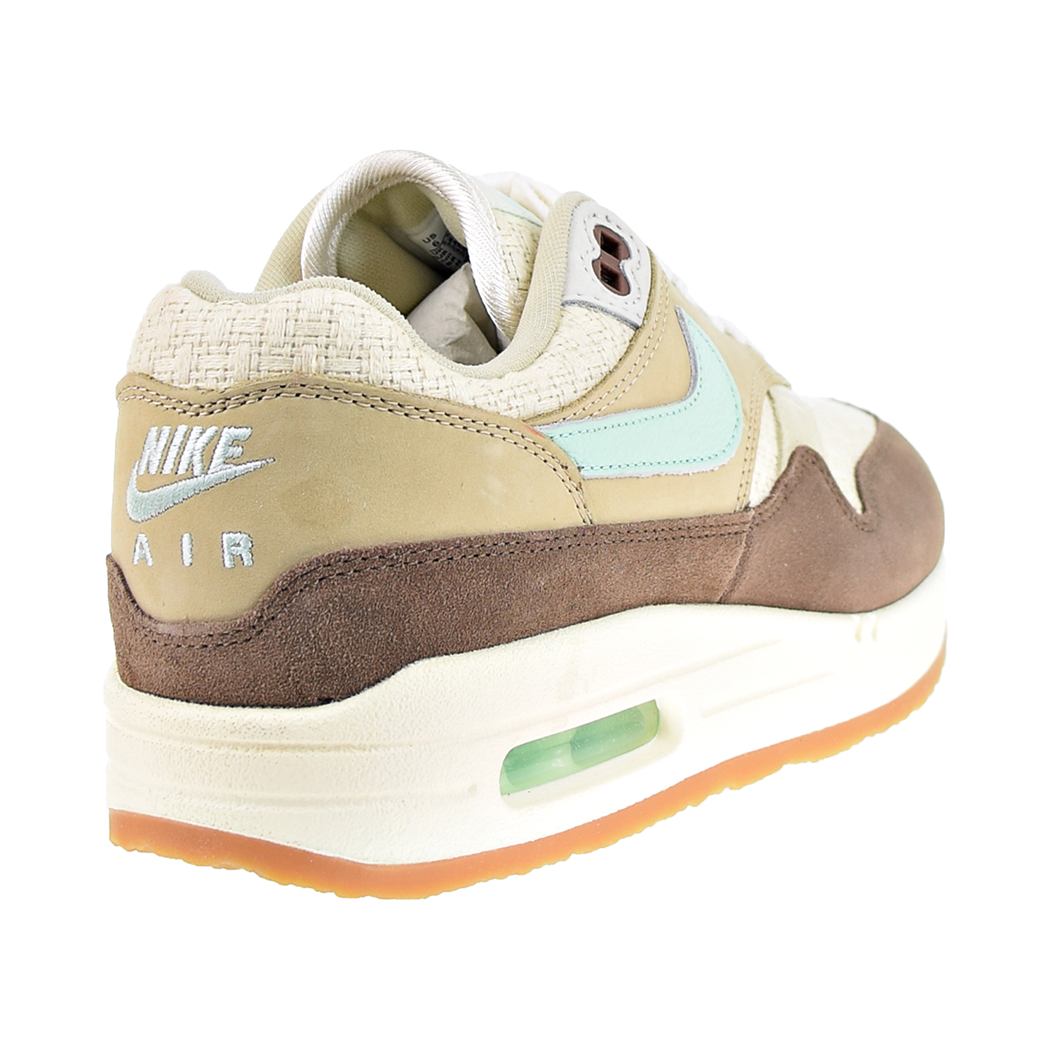 Nike Air Max 1 Premium Men's Shoes Medium Brown-Mint Foam FD5088