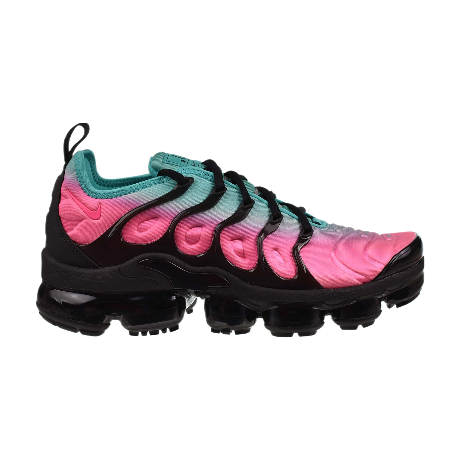 スニーカー Nike Air VaporMax Plus Pink Blast Clear Jade FN7175-630 Women's Nike Air Vapormax Plus Pink Blast/Clear Jade-Black