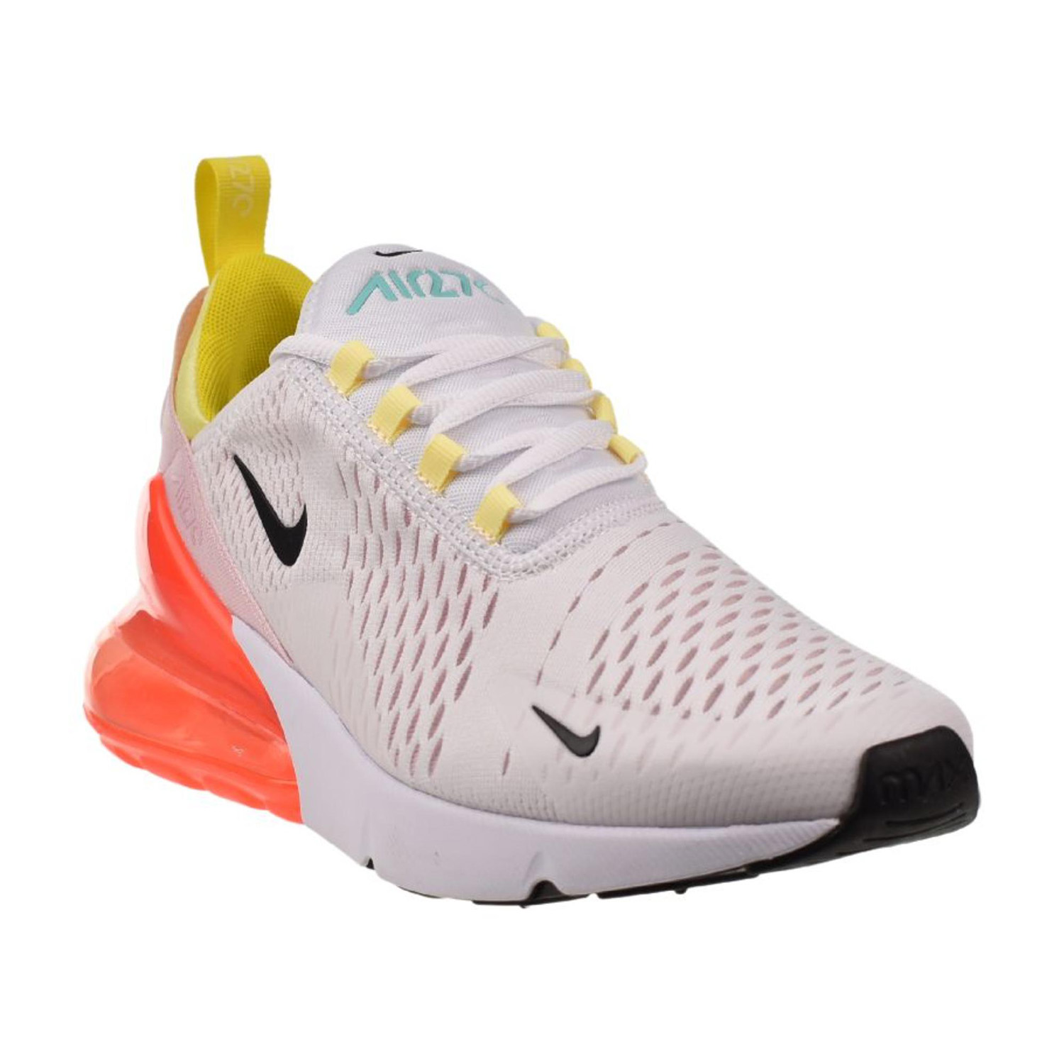 Nike Air Max 270 Women's Shoes White-Black-Bright Crimson