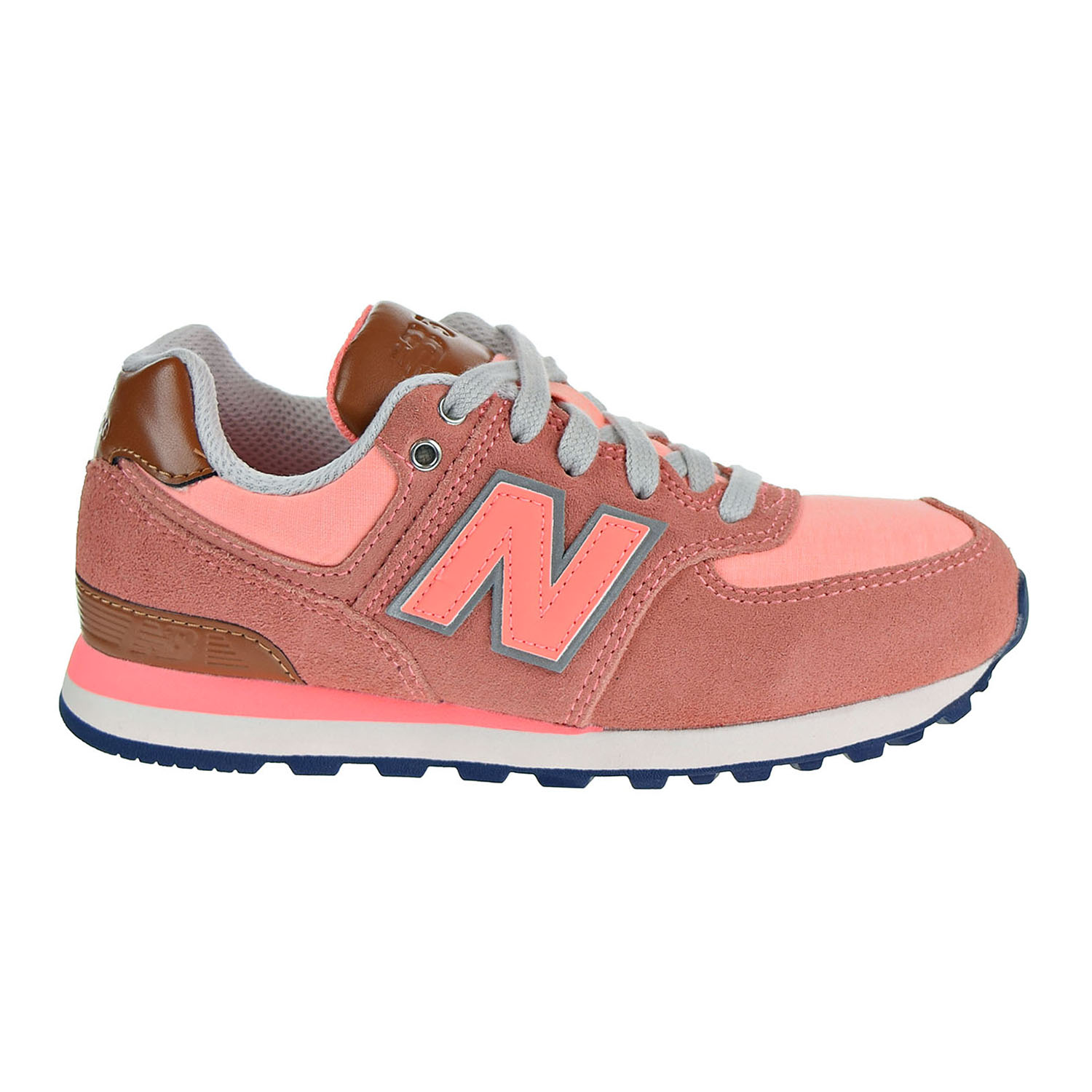 New Balance 574 Little Kids' Shoes Peach KL574U3P | eBay