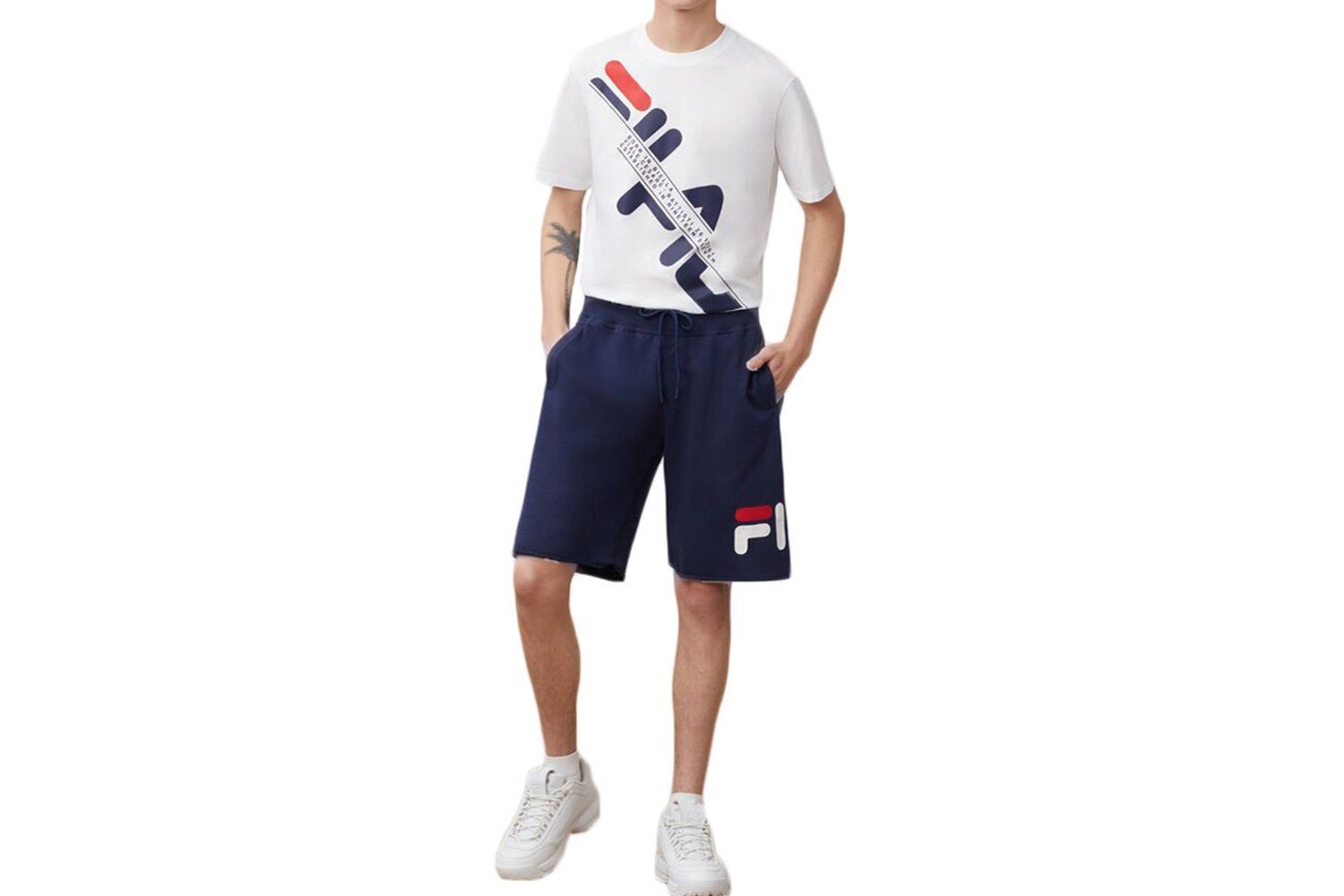 fila shorts and t shirt