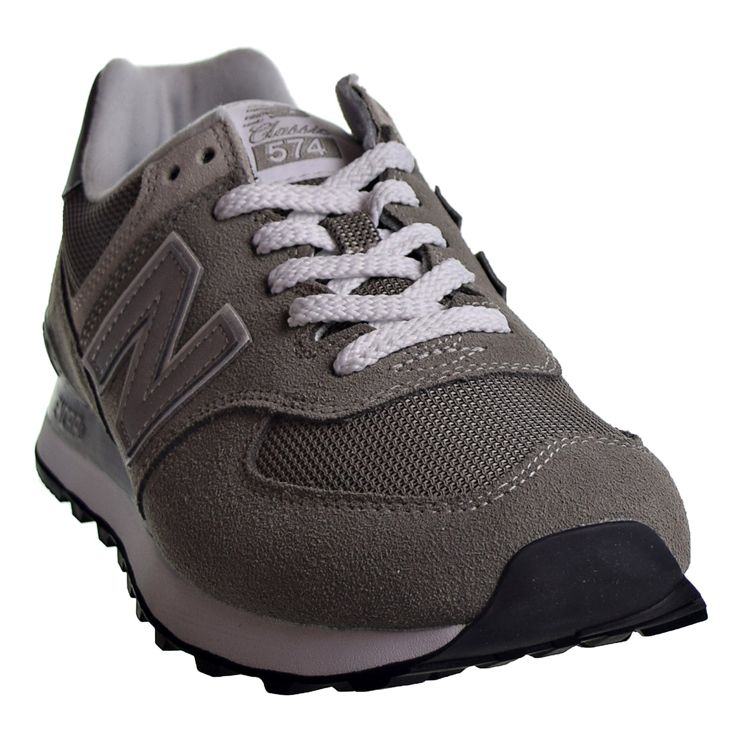 New Balance 574 Wide Men S Shoes Grey White Ml574 Egg 4e Ebay