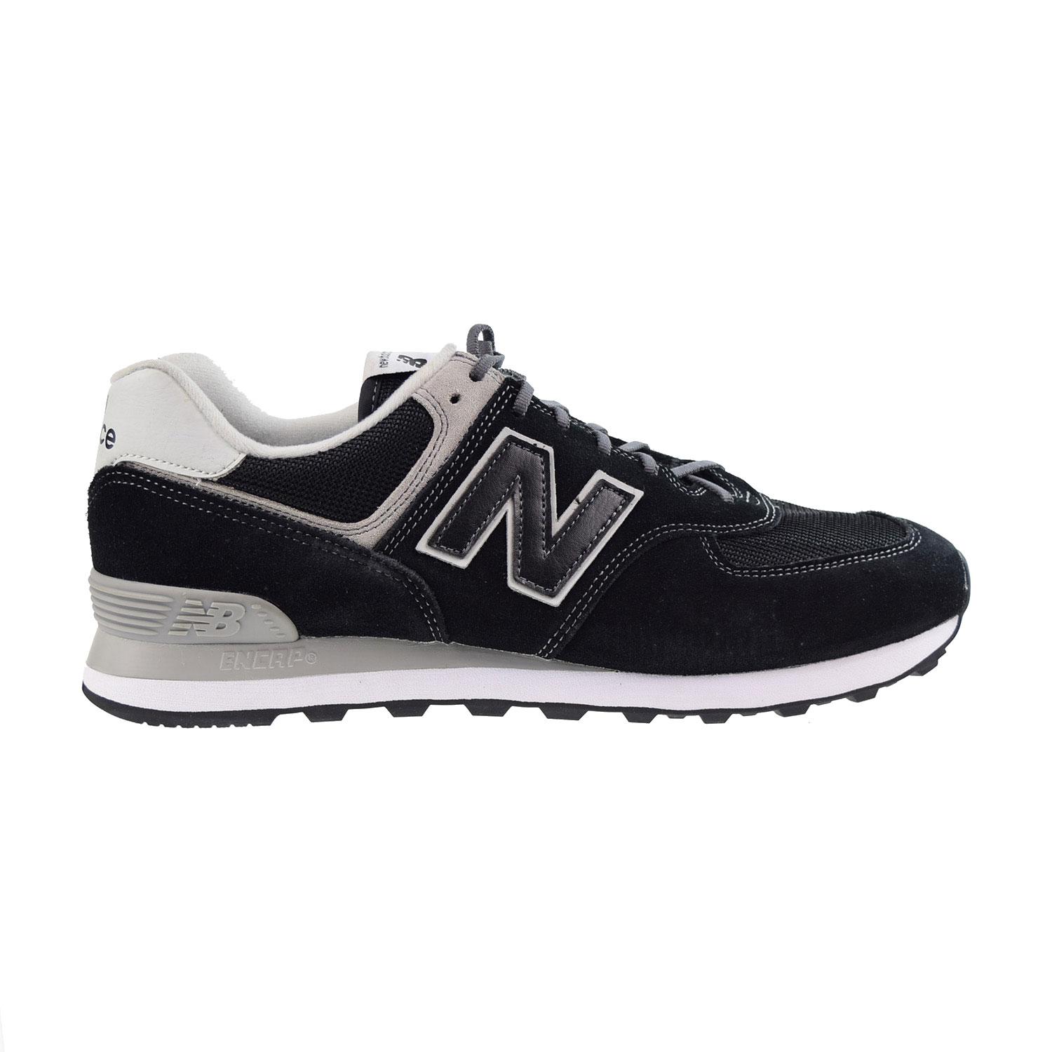 new balance 574 trainers in black 