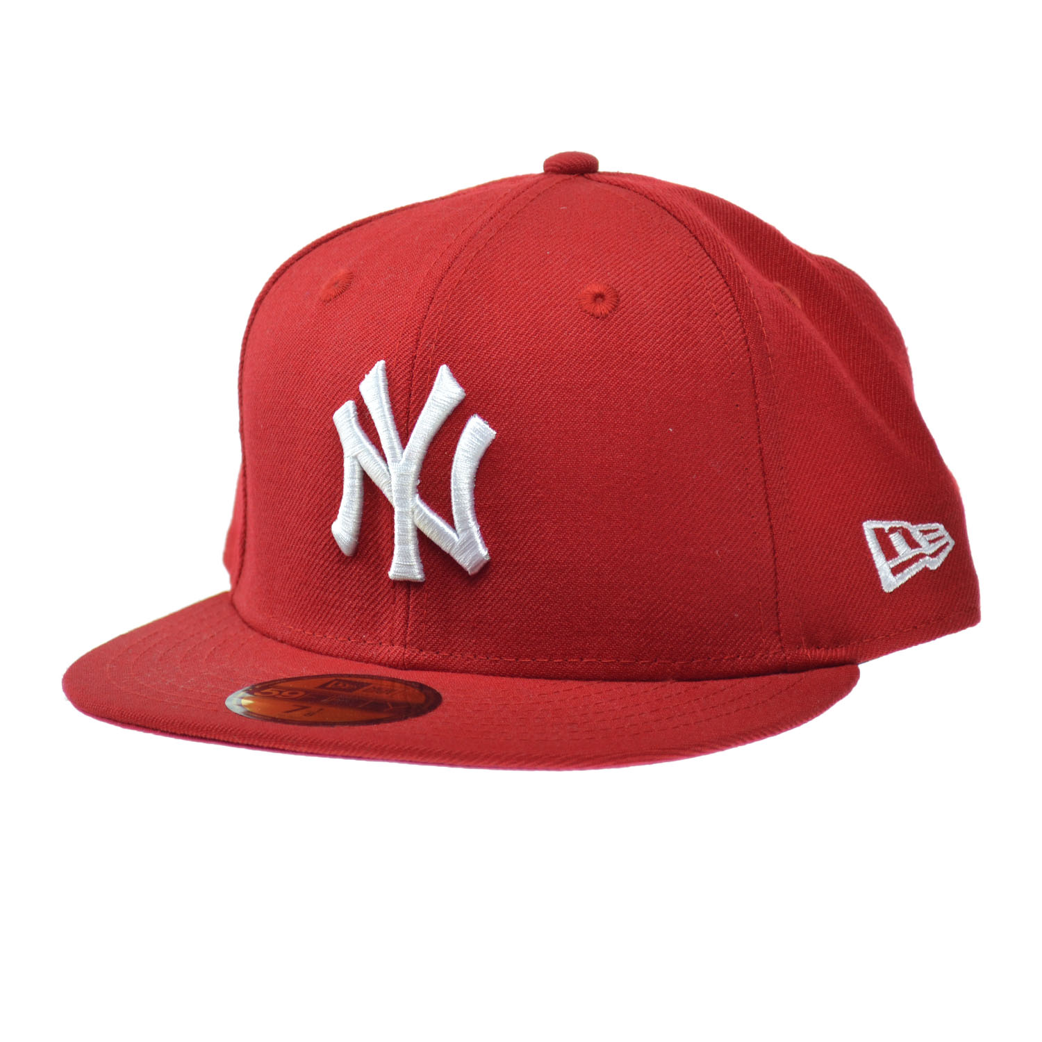 New Era New York Yankees MLB Basic 59FIFTY Cap Red-White | eBay