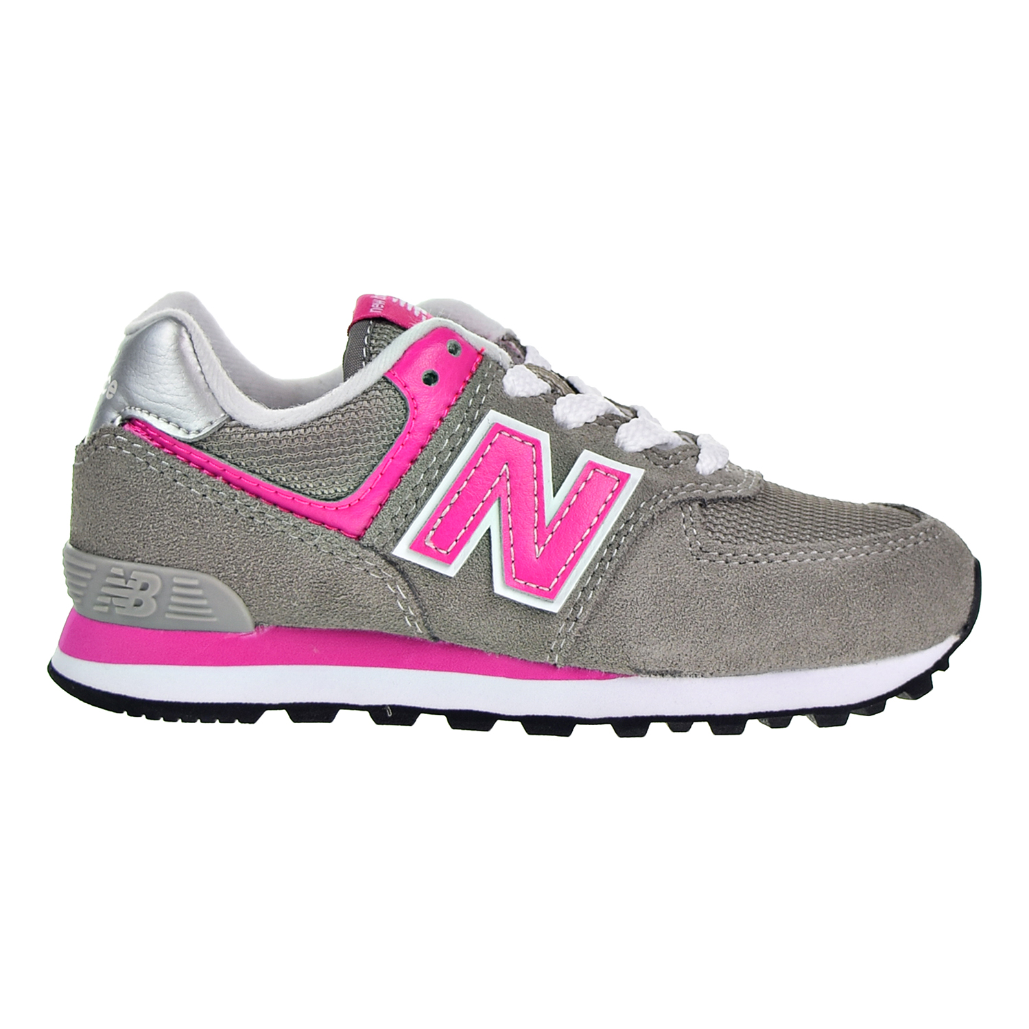 Кроссовки New Balance 574 Suede Grey / Pink.