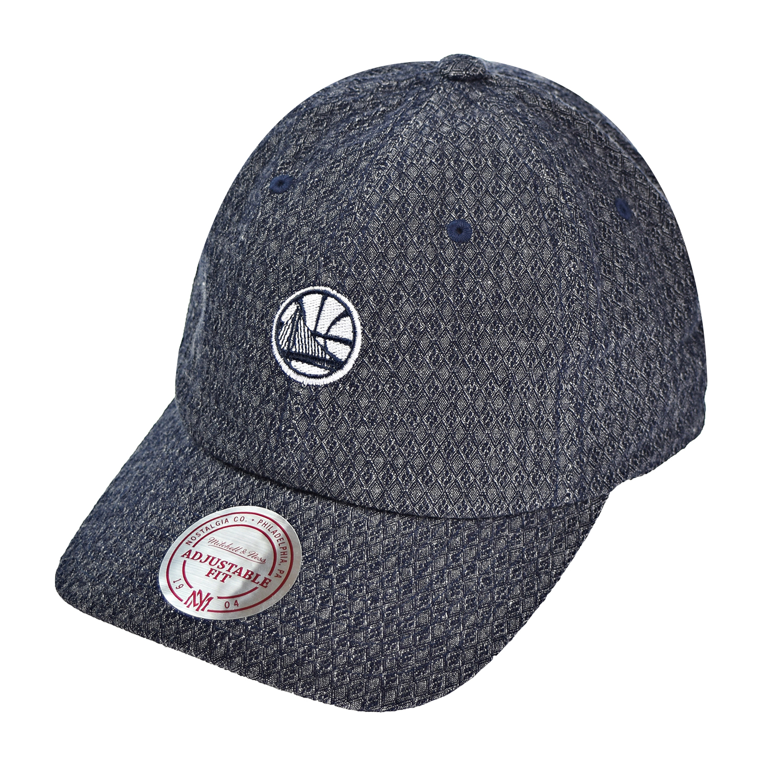 Mitchell & Ness Golden State Warriors Denim Slouch Men's Strapback Hat ...