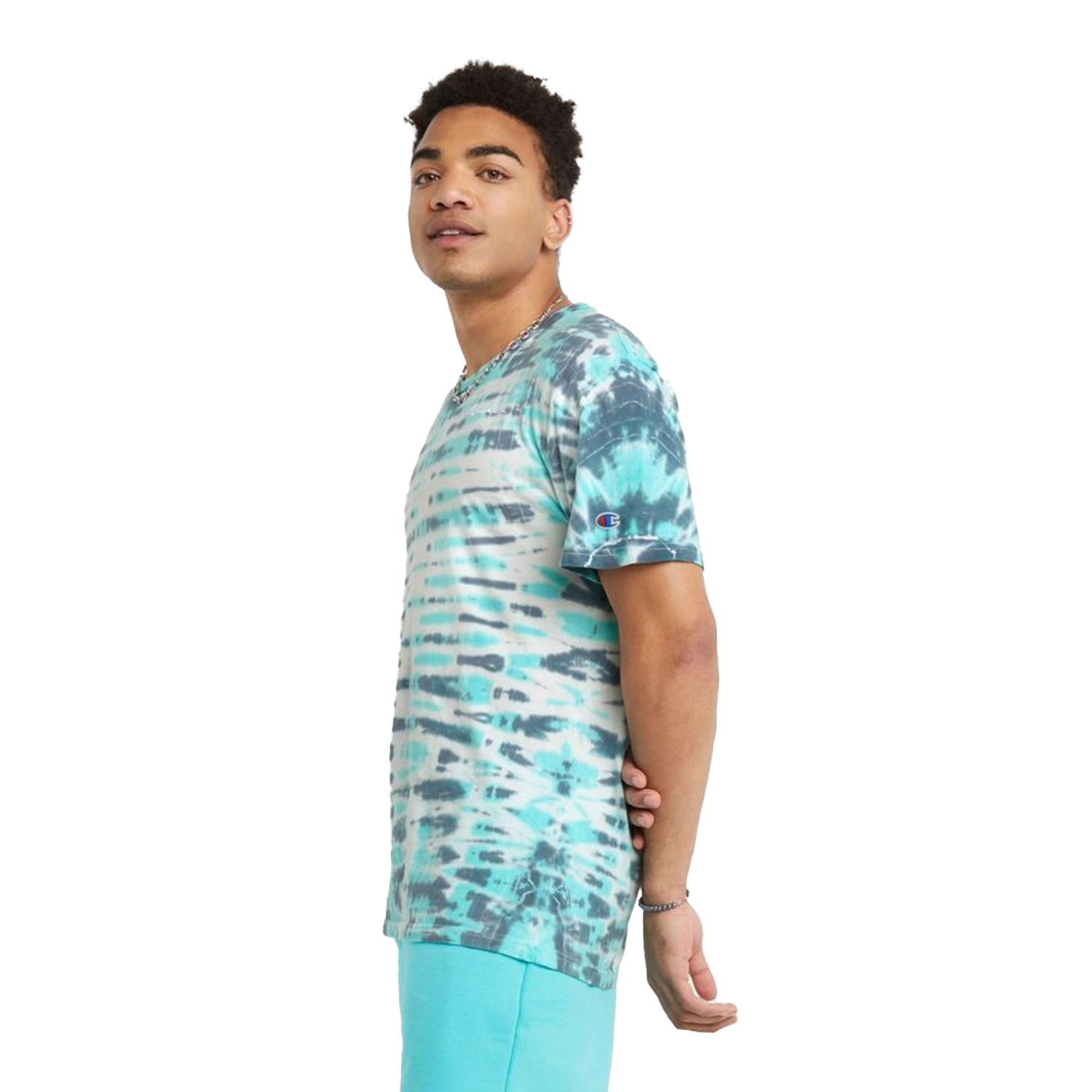Champion Men's Lightweight Tee Wave Dye Trekking Grey t3139-586529ajij - Bild 2 von 5
