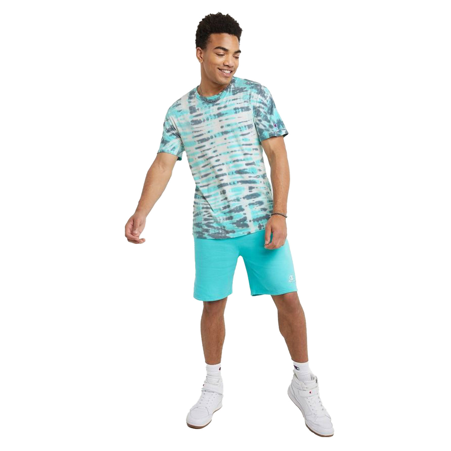 Champion Men's Lightweight Tee Wave Dye Trekking Grey t3139-586529ajij - Bild 3 von 5