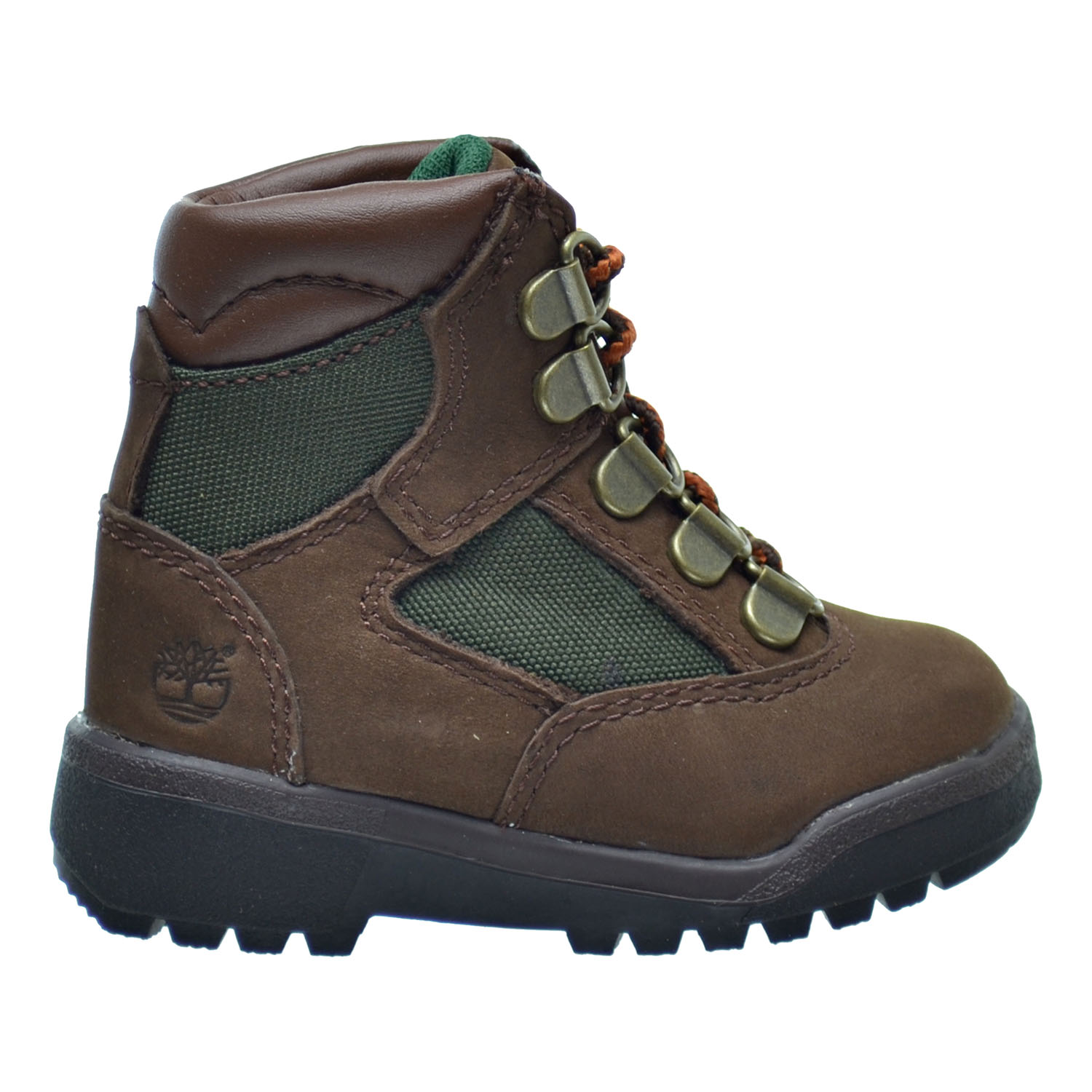 timberland field boots brown green