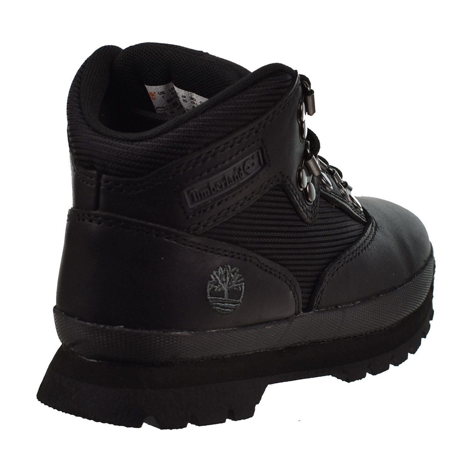 靴 TimberlandBLACK Timberland Euro Hiker Little Kids' Boot Black TB096748 | eBay