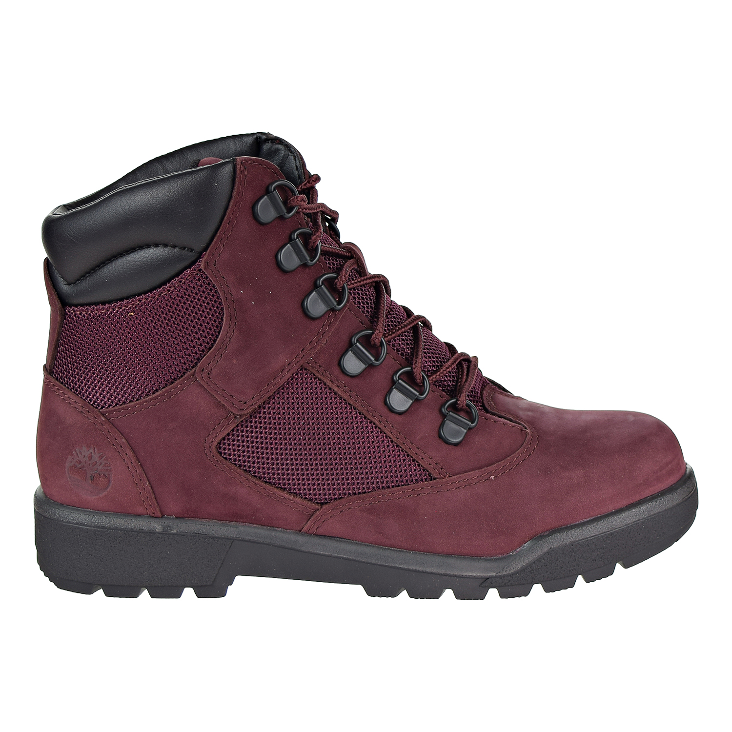 burgundy timberlands kids