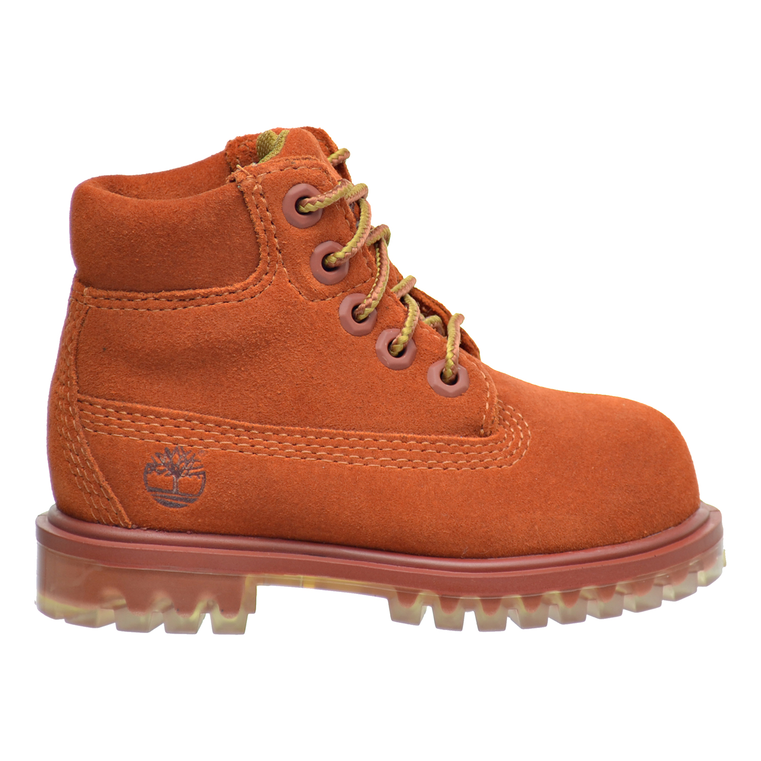 Timberland 6 Inch Water Proof Suede Premium Toddler's Boots Rust tb0a1blq | eBay