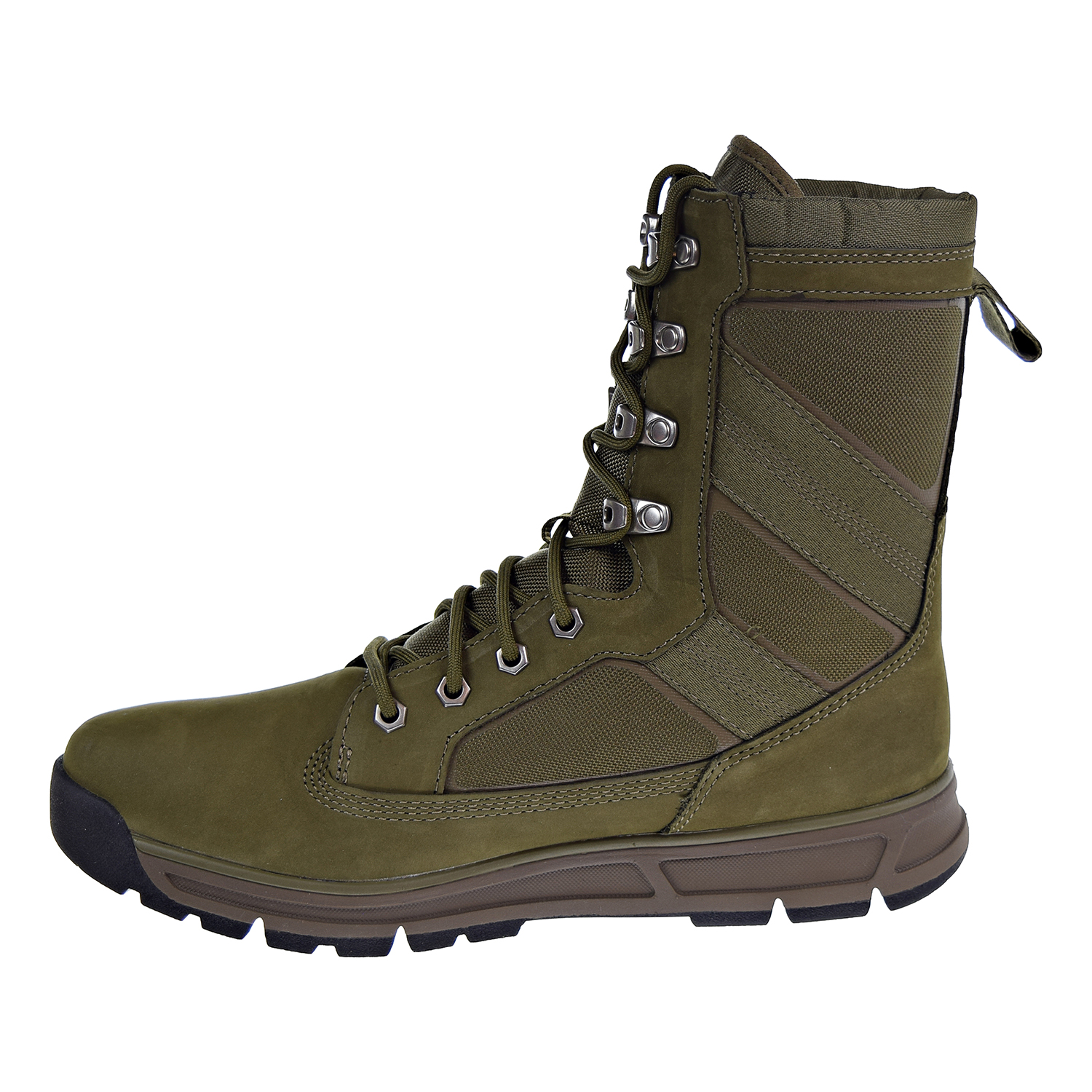Timberland 8 Inch Men's Field Guide Boots Dark Olive Nubuck tb0a1kw5 | eBay