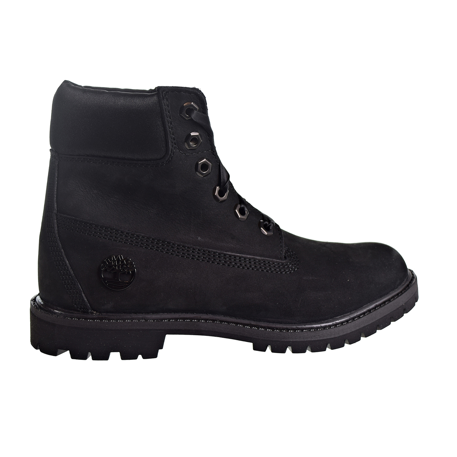 Timberland 6' Premium Boot Women's Shoes Black-Satin TB0A1TJQ | eBay