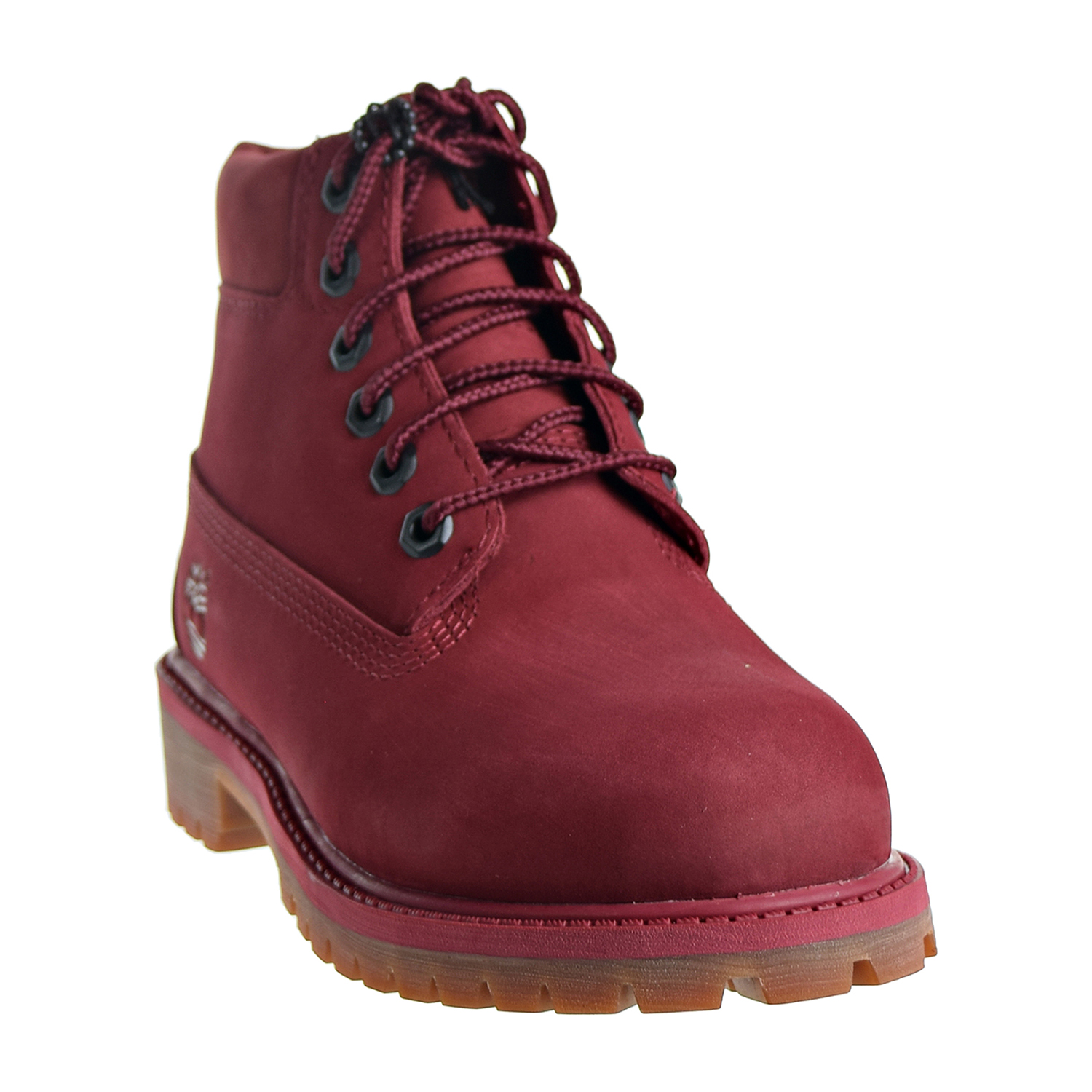 little burgundy timberland