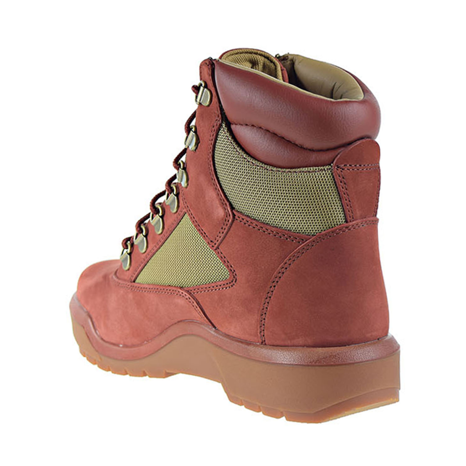 timberland field boots rust