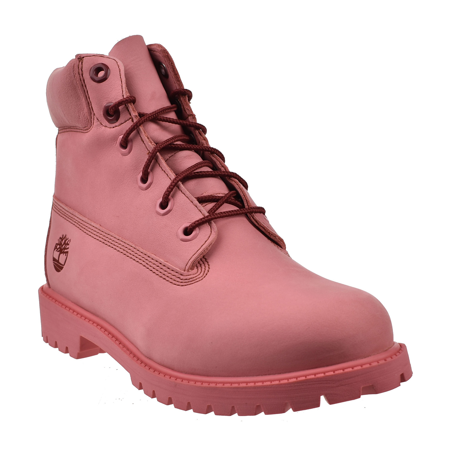 Timberland 6 Inch Premium Big Kids' Boots Medium Pink Nubuck