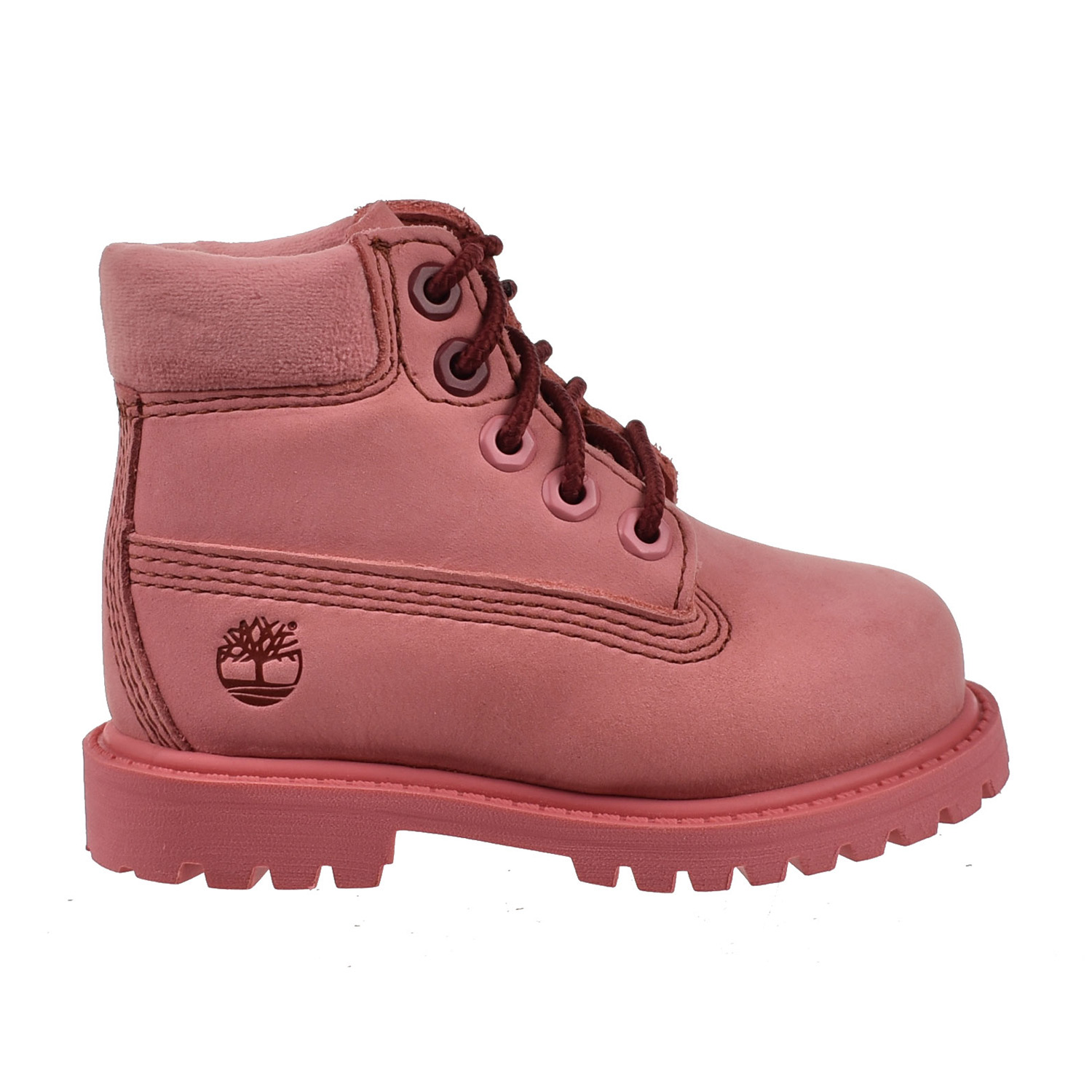 Timberland 6 Inch Premium Toddler Boots Medium Pink Nubuck  display picture 3