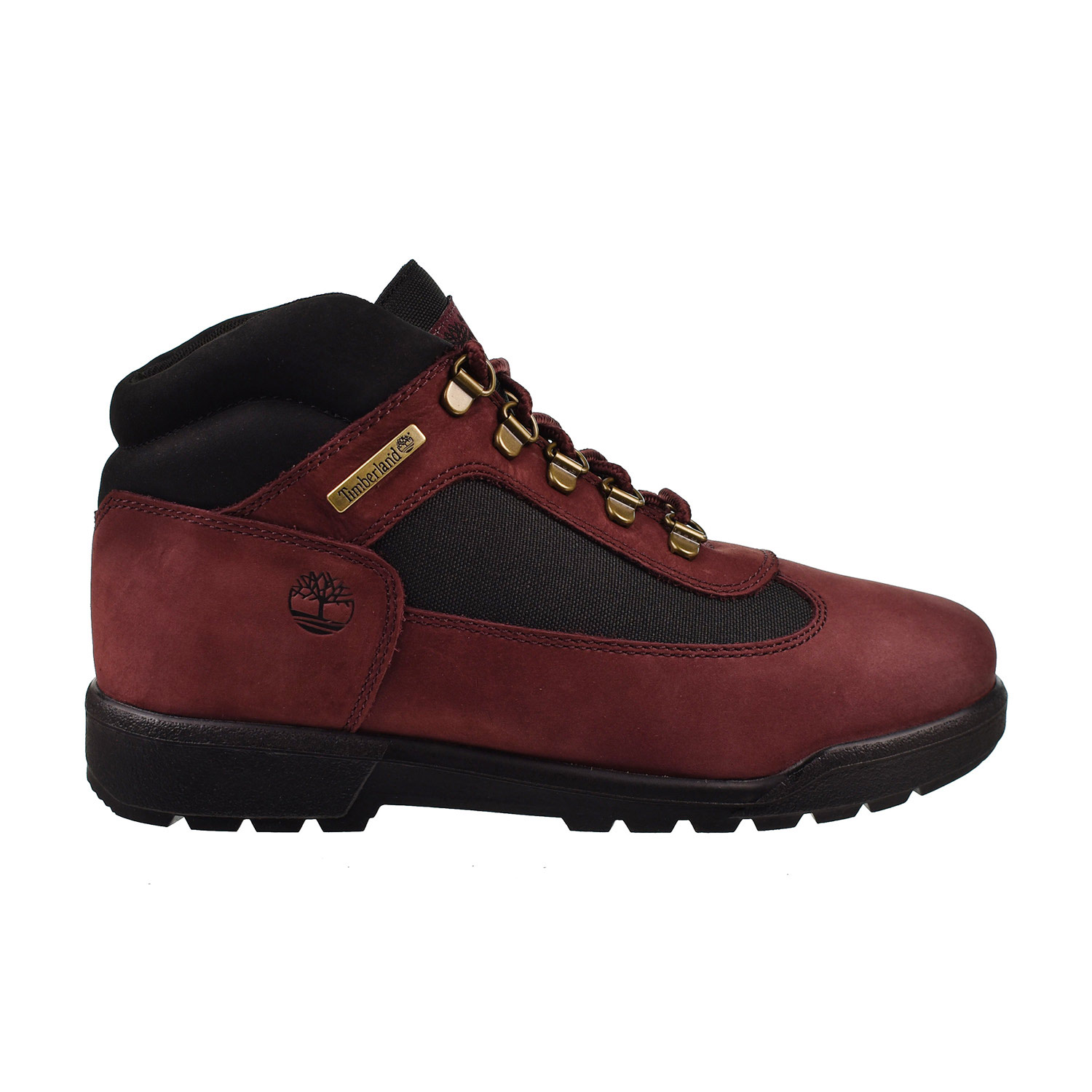 Timberland Big Kids' Field Boot Burgundy Nubuck TB0A63T3 | eBay