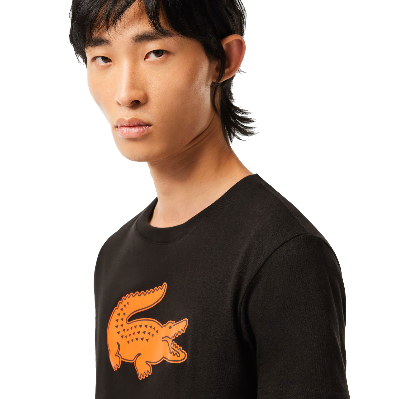 Lacoste 3D Print Croc Jersey Men's T-Shirt Black TH2042-QXI | eBay