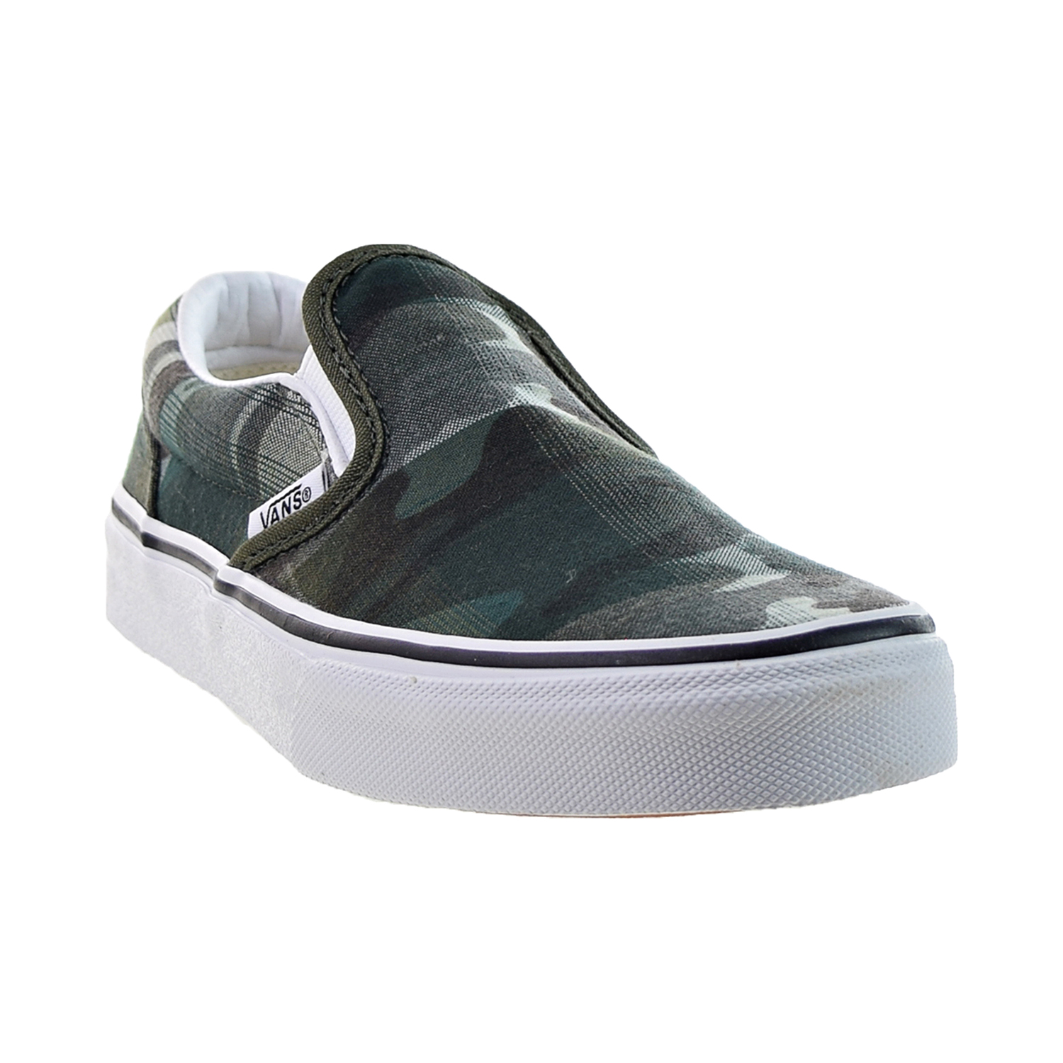Vans Plaid Camo Classic SlipOn Big Kids� Shoes Plaid Camo Vans Plaid Camo Classic SlipOn Big Kids� Shoes Plaid Camo