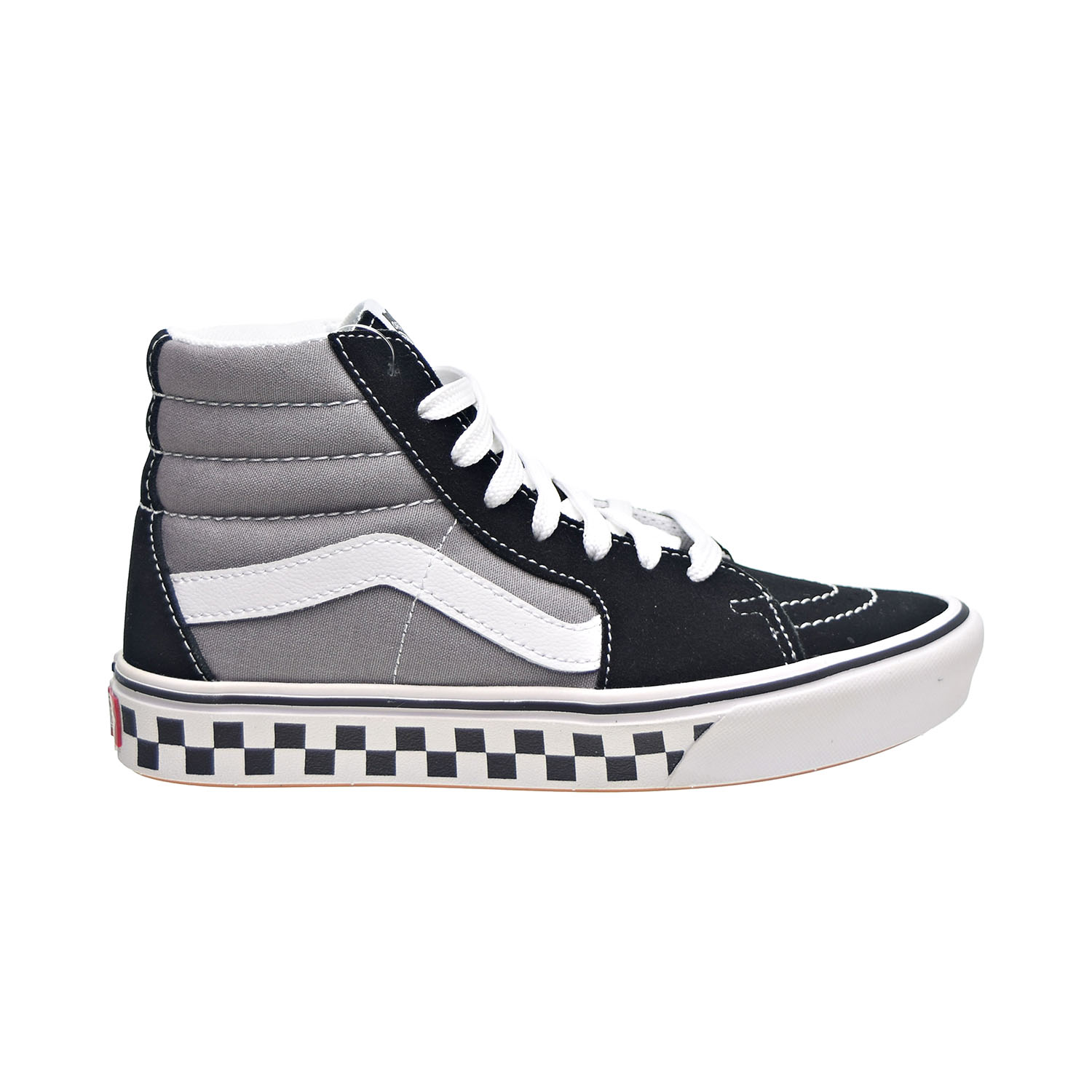 vans shoes grey and black