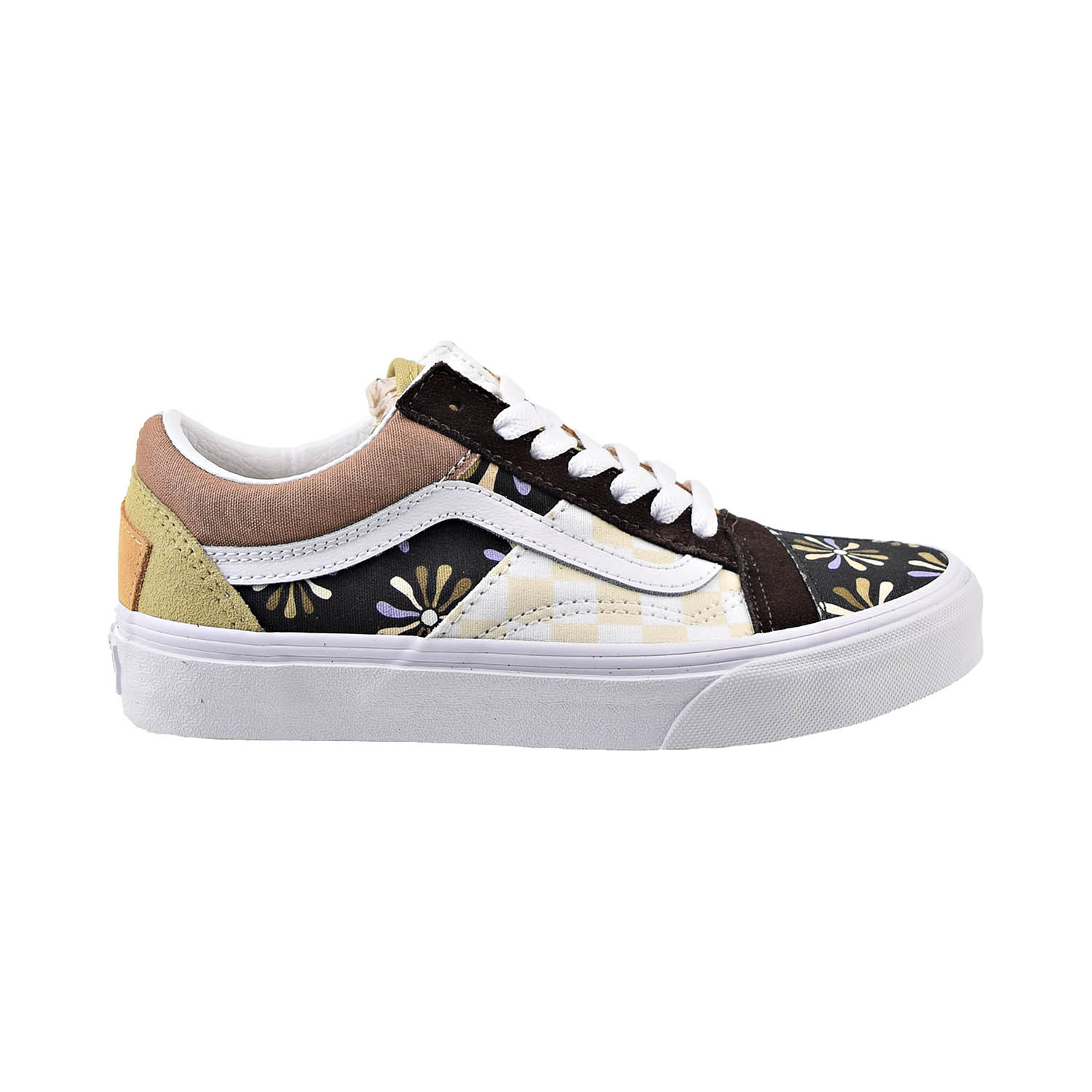 Vans Divine Energy Old Skool Patchwork Men's Shoes Multi-True White ...